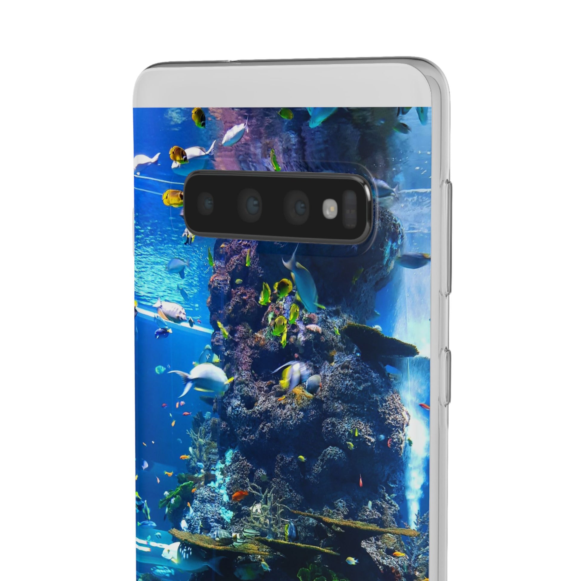 Underwater Paradise Phone Case, Flexible Mobile Cover, Ocean Lover Gift, Marine Life, Beach Decor, Sea Life Accessories - FORMO