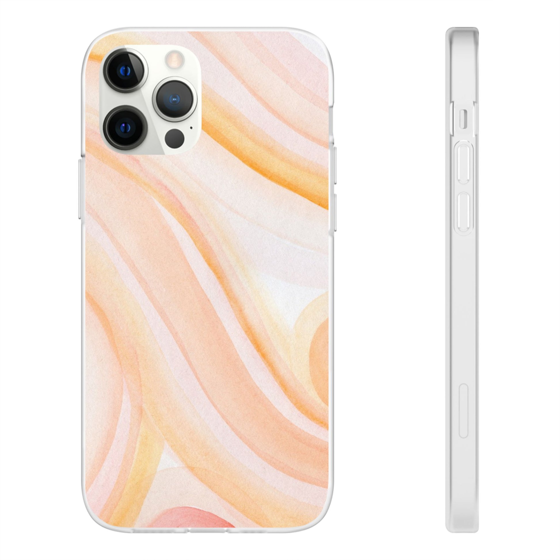 Aesthetic Phone Case, Soft Pastel Flexible Cover, Trendy Mobile Accessories, Gift for Her, Cute Phone Protection - FORMO