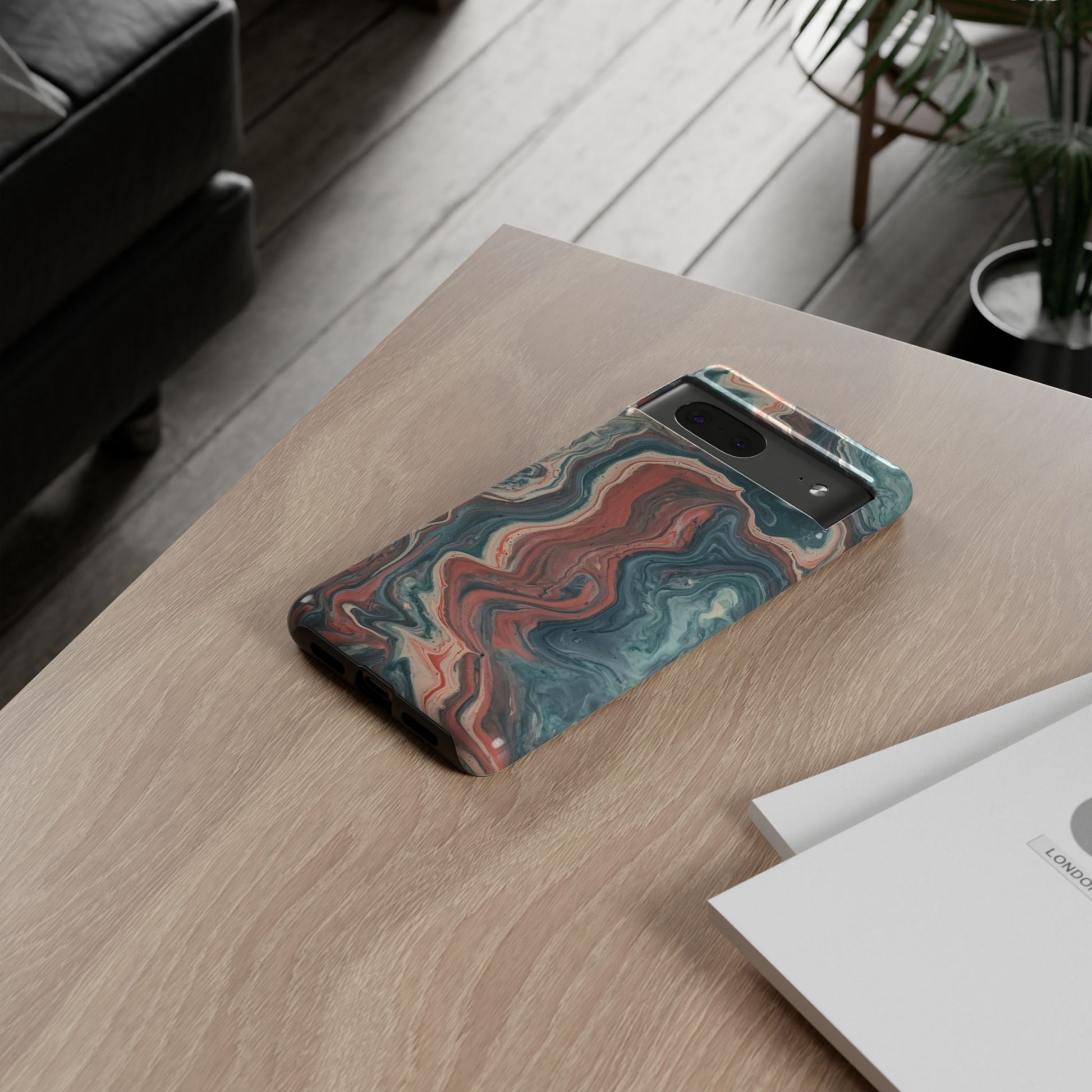 Artistic Phone Case, Tough Cases for Stylish Protection, Marble Design, Trendy Gift for Phone Lovers, Unique Cell Phone Accessory - FORMO
