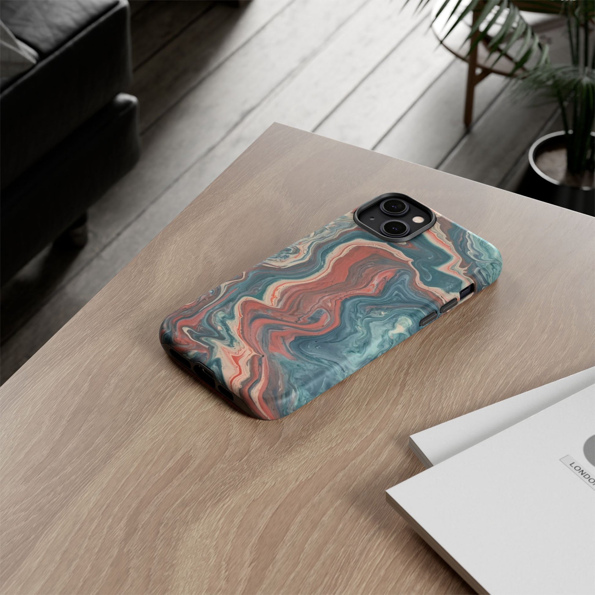 Artistic Phone Case, Tough Cases for Stylish Protection, Marble Design, Trendy Gift for Phone Lovers, Unique Cell Phone Accessory - FORMO