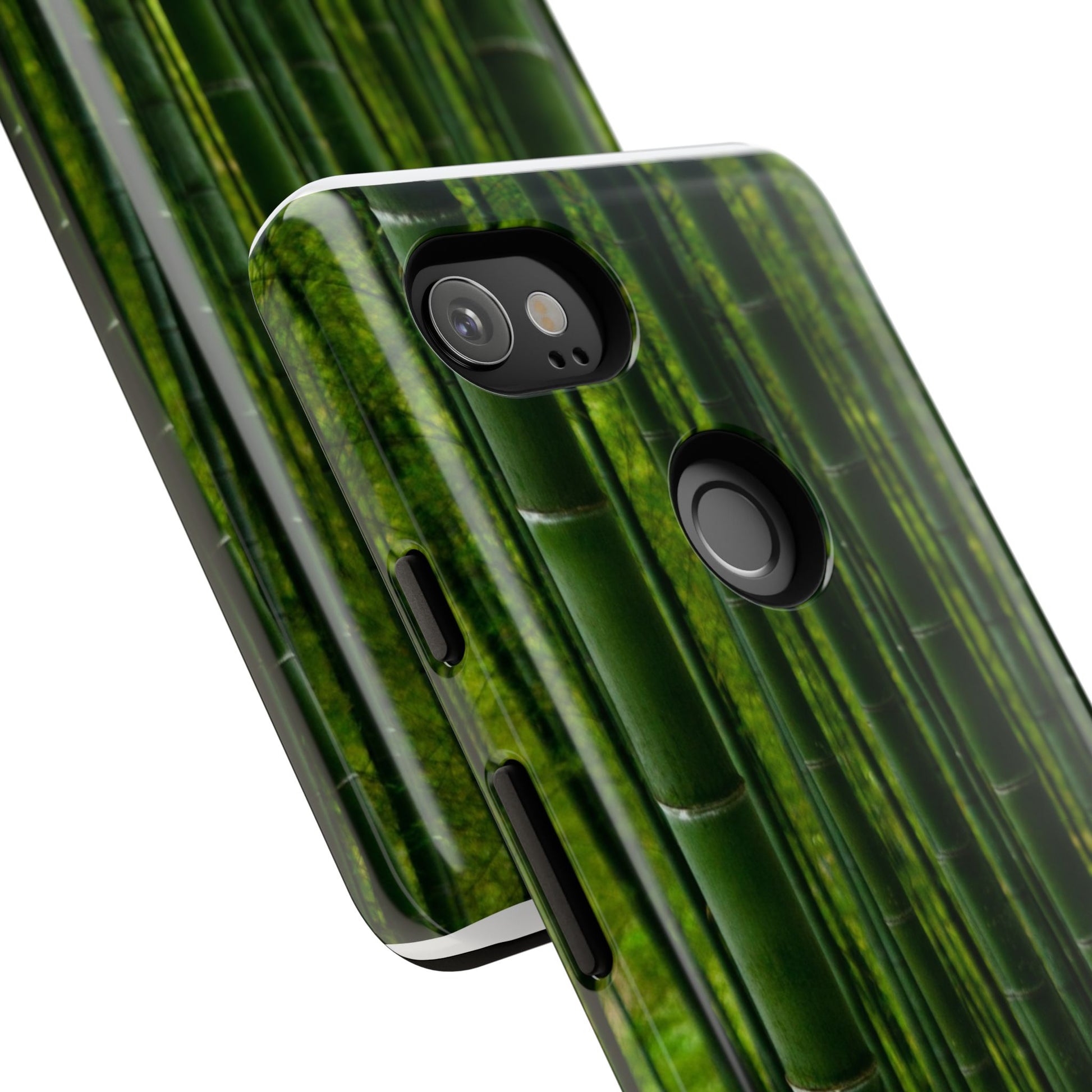 Bamboo Phone Case - Tough Cases, Nature Lover Gift, Eco-Friendly Phone Accessory, Greenery Design, Unique Smartphone Cover - FORMO