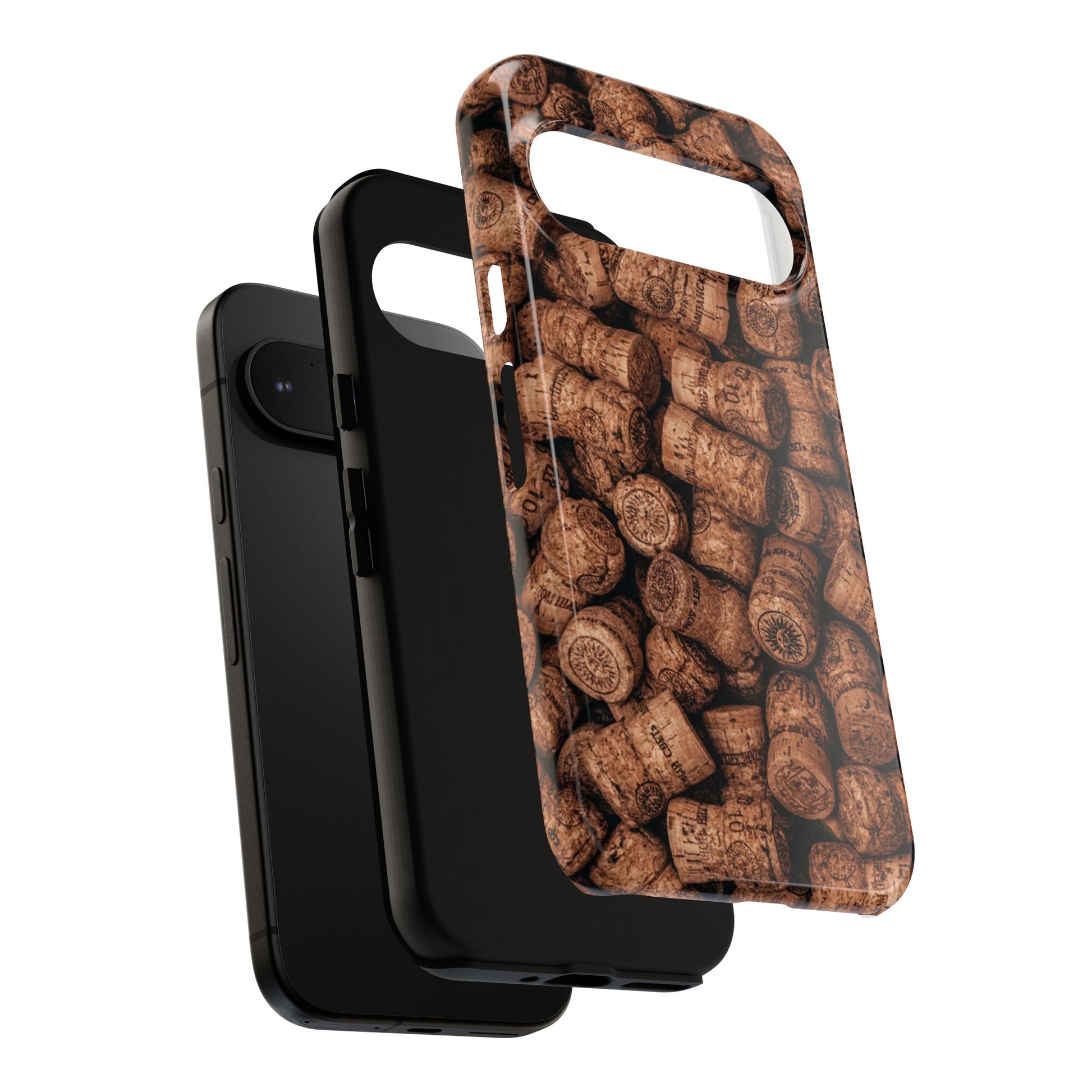 Cork Pattern Phone Case - Eco-Friendly, Vintage Style, Rustic Gifts for Wine Lovers, Housewarming, Birthday, Unique Gift - FORMO