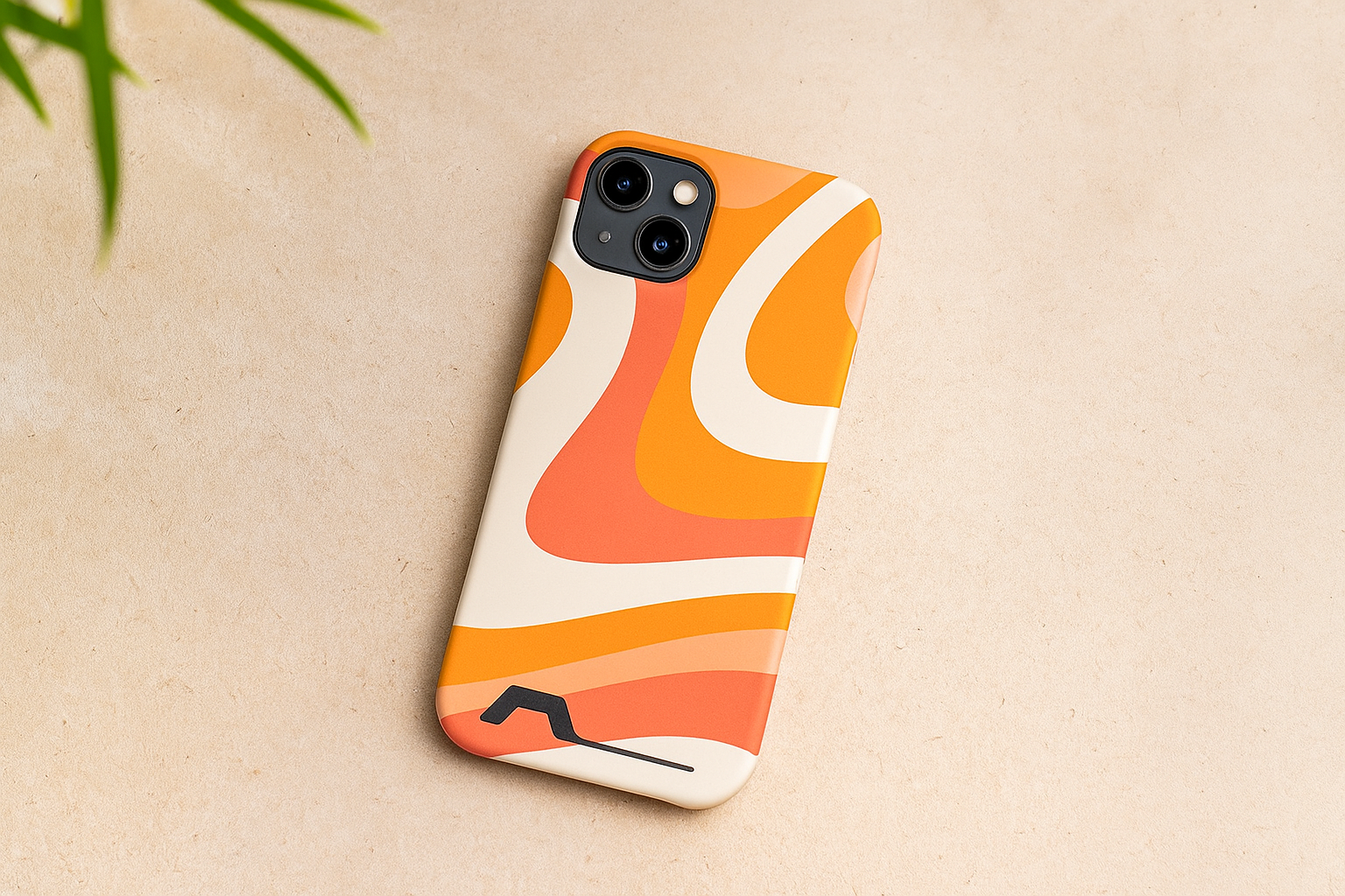 Trendy Phone Case with Card Holder, Boho Phone Accessory, Stylish Mobile Cover, Functional Gift for Friends, Perfect for Everyday Use - FORMO