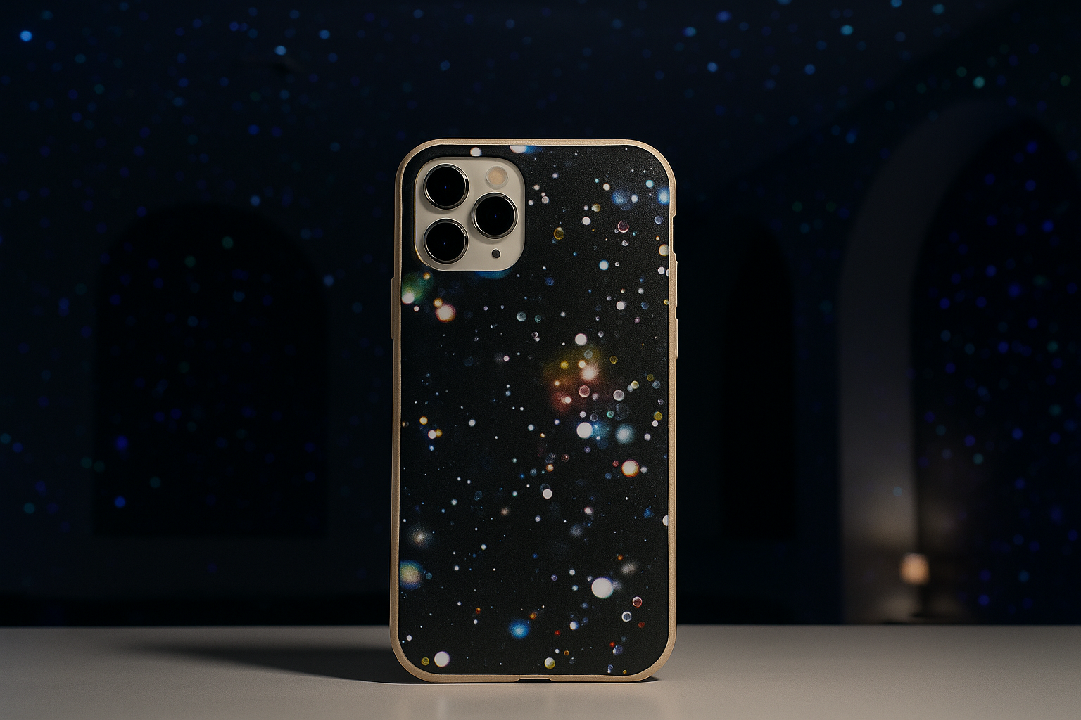 Eco-Friendly Phone Cases, Galaxy Print Biodegradable Cases, Sustainable Phone Accessories, Green Gifts for Her, Space Lover Gift - FORMO