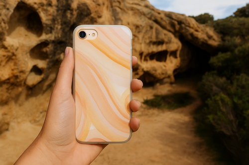 Aesthetic Phone Case, Soft Pastel Flexible Cover, Trendy Mobile Accessories, Gift for Her, Cute Phone Protection - FORMO
