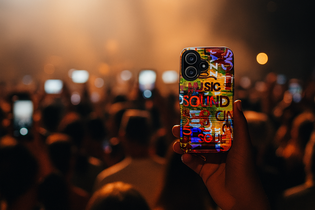 Vibrant Music-Themed Tough Magnetic Case, Colorful Phone Cover, Unique Gift for Music Lovers, Durable Protection, Ideal for Any Occasion - FORMO