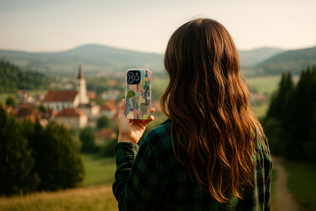 Whimsical Forest Tough Magnetic Phone Case - Cute Nature Design, iPhone Cover, Gifts for Nature Lovers, Eco-Friendly, Stylish Protection