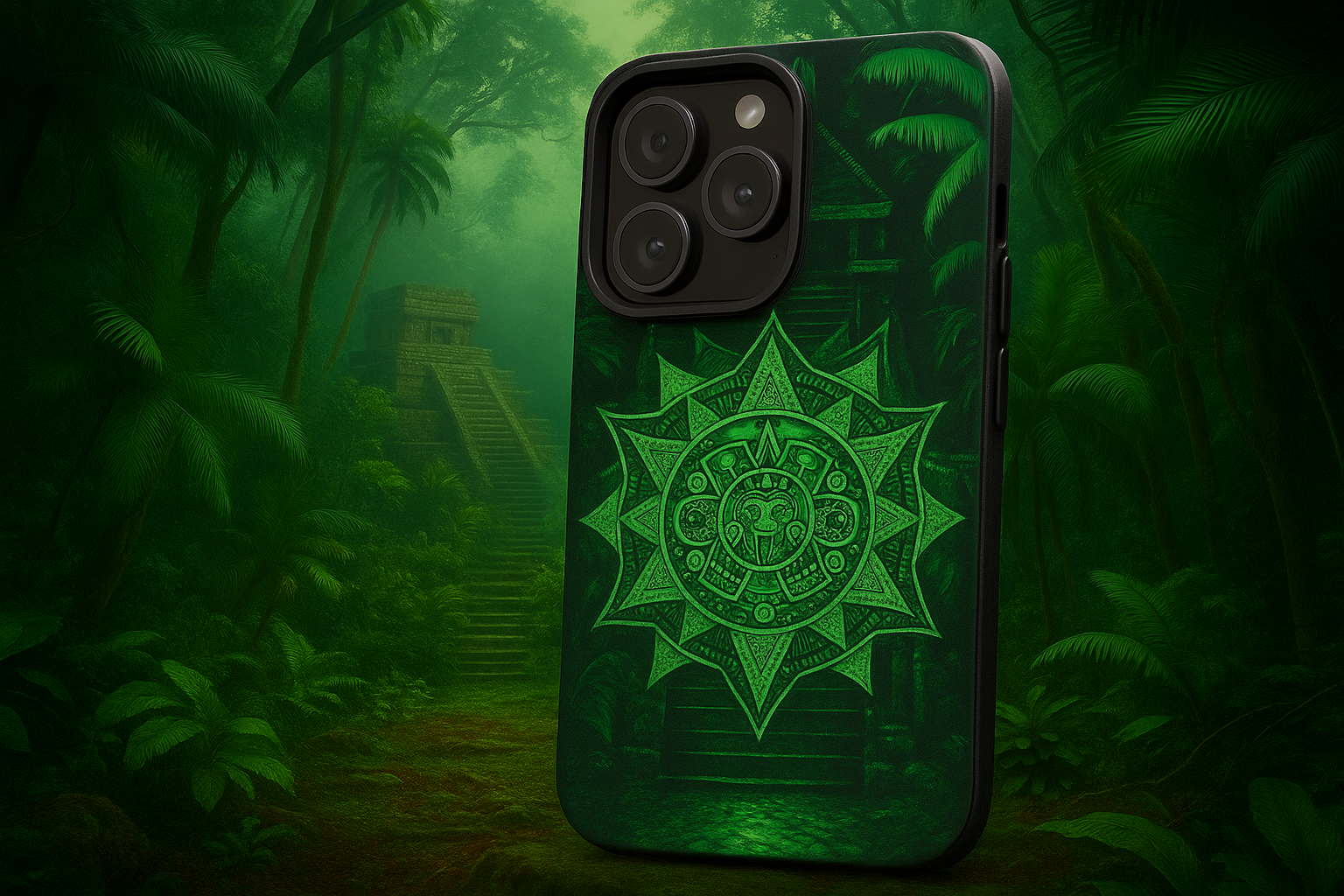 Castle of Music — Green Pattern Tough Phone Case (iPhone & Samsung)