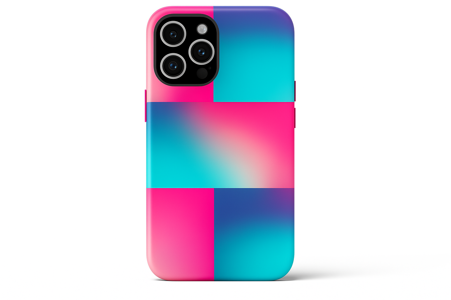 Daydream Waves — Pink & Light Blue Tough Phone Case (iPhone & Samsung)