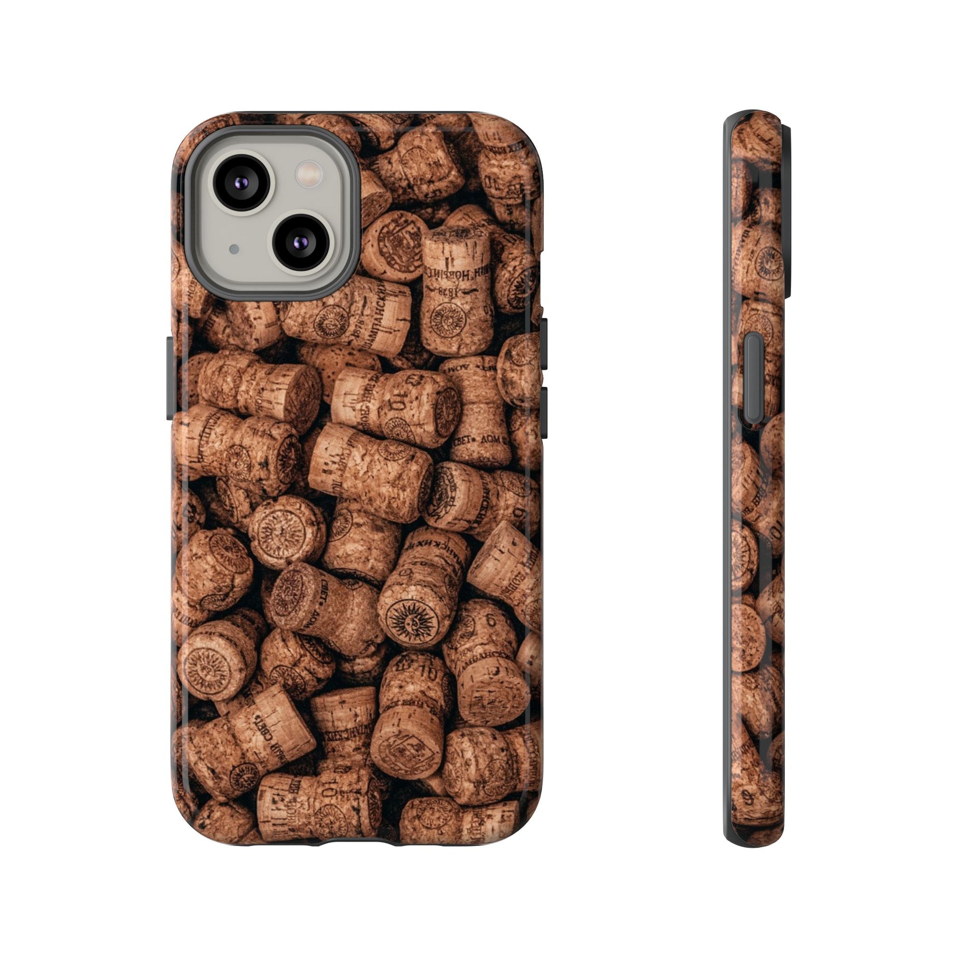 Cork Pattern Phone Case - Eco-Friendly, Vintage Style, Rustic Gifts for Wine Lovers, Housewarming, Birthday, Unique Gift - FORMO