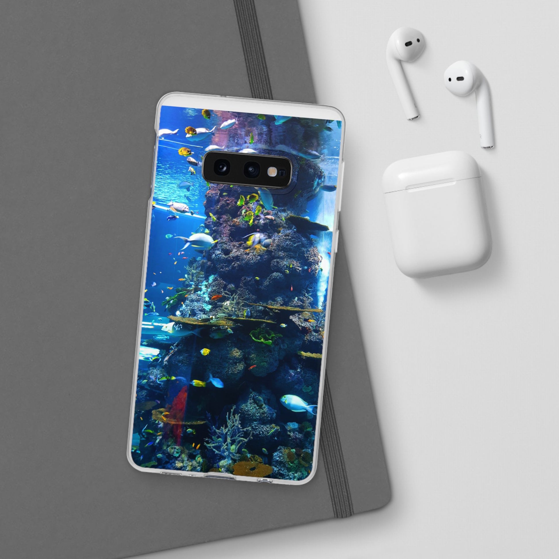 Underwater Paradise Phone Case, Flexible Mobile Cover, Ocean Lover Gift, Marine Life, Beach Decor, Sea Life Accessories - FORMO