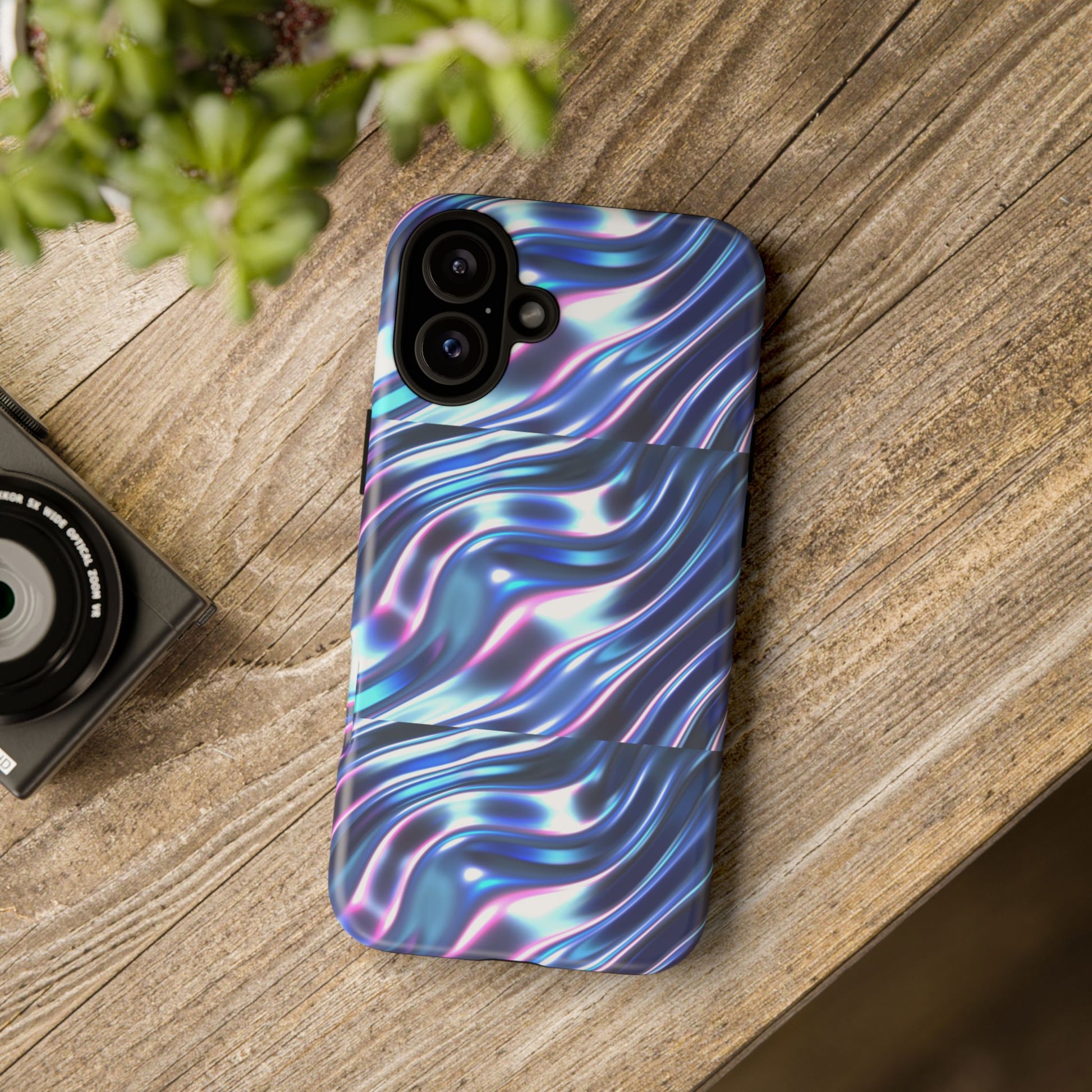 Iridescent Glossy Tough Phone Case (iPhone, Samsung & Google Pixel Compatible) - FORMO