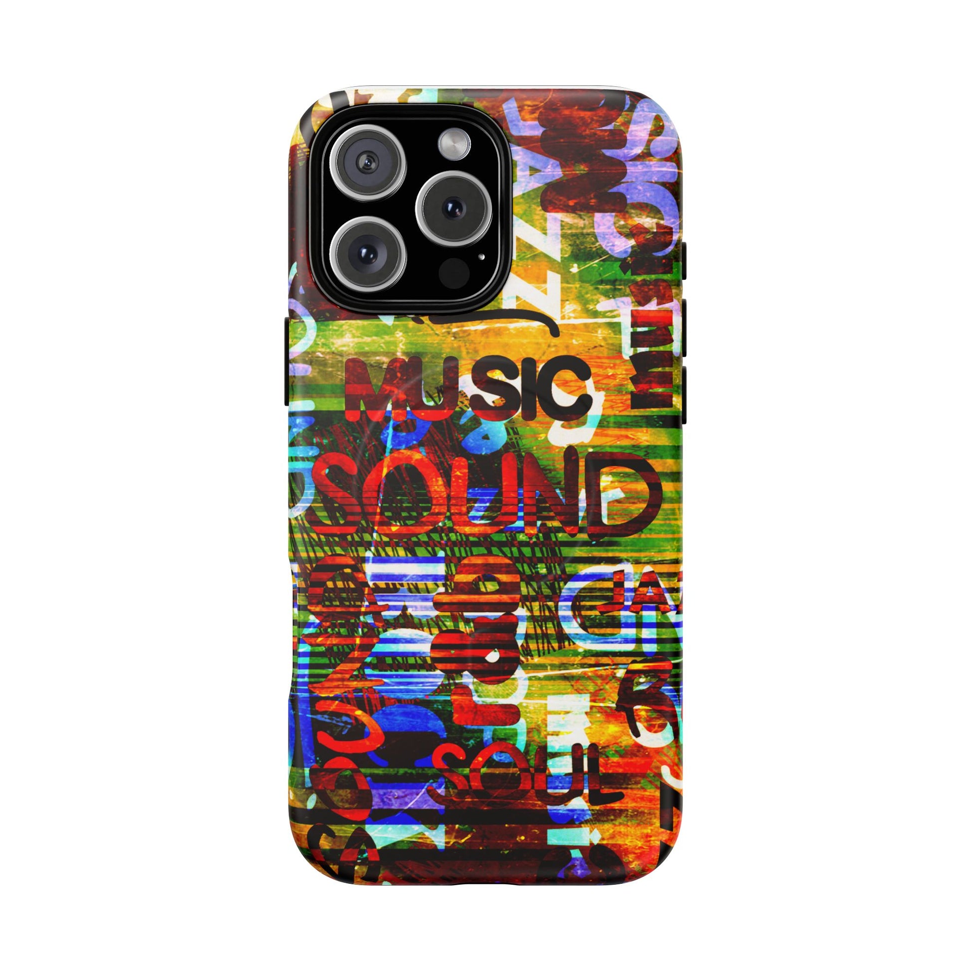Colorful Music-Themed Phone Case (iPhone & Samsung Compatible) - FORMO