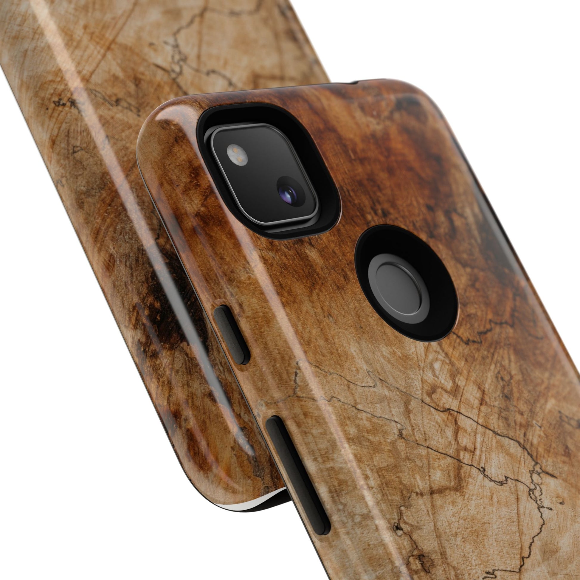 Woodland-Inspired Phone Case | Tough Cases, Natural Wood Grain Cover, Rustic Tech Accessory, Nature Lover Gift, Eco-Friendly - FORMO