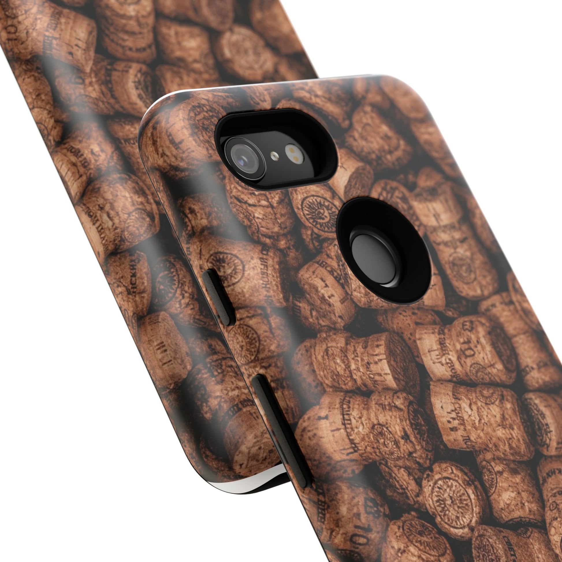 Cork Pattern Phone Case - Eco-Friendly, Vintage Style, Rustic Gifts for Wine Lovers, Housewarming, Birthday, Unique Gift - FORMO