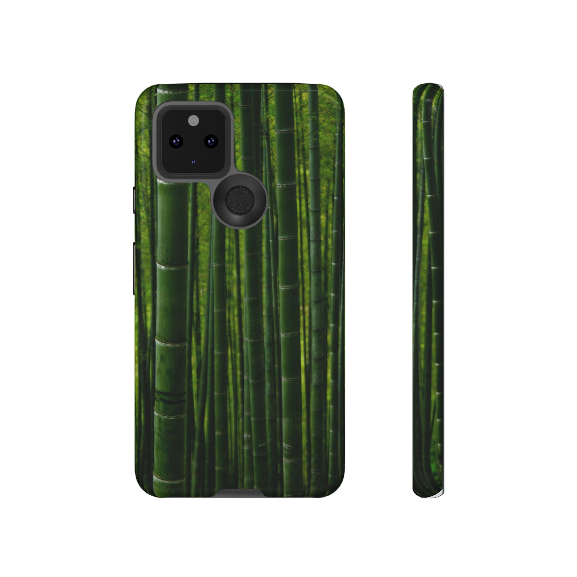 Bamboo Phone Case - Tough Cases, Nature Lover Gift, Eco-Friendly Phone Accessory, Greenery Design, Unique Smartphone Cover - FORMO