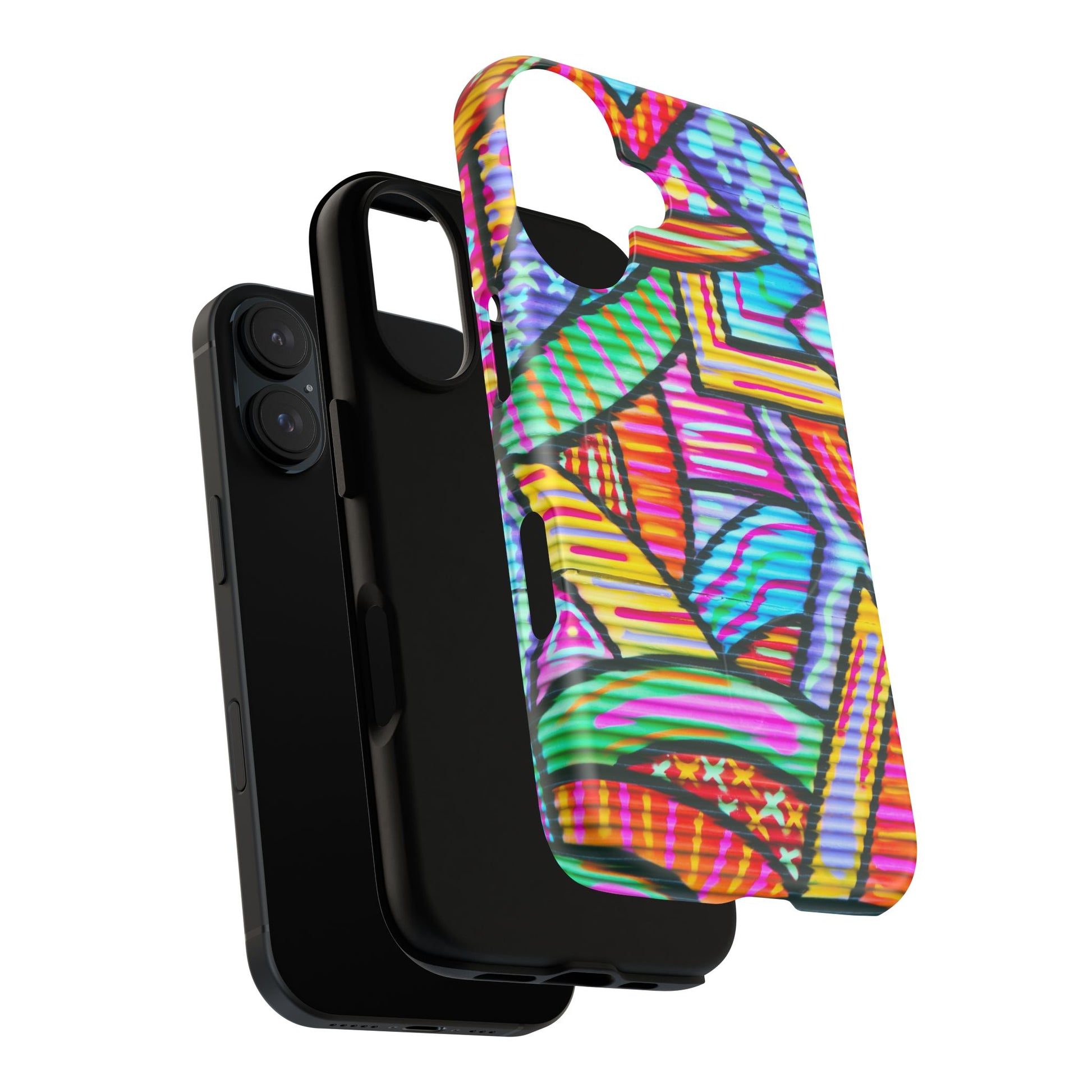Vibrant Tough Magnetic Phone Case, Colorful Phone Cover, Artistic Mobile Protection, Unique Gift for Tech Lovers, Phone Accessories - FORMO