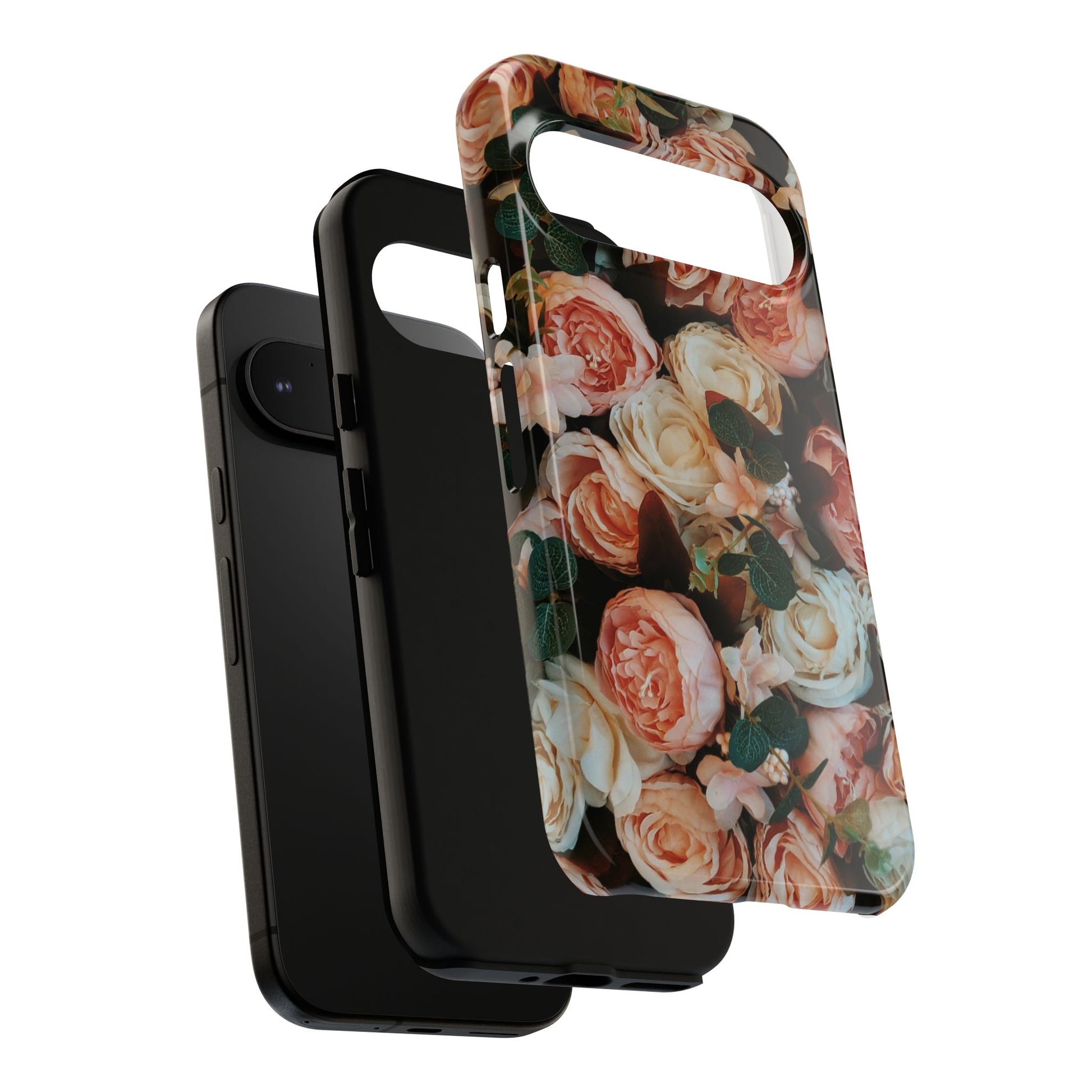 Floral Phone Case - Tough Cases, Rose Design, Floral Protection, Gift for Her, Cute Mobile Cover, Eco-Friendly Case - FORMO