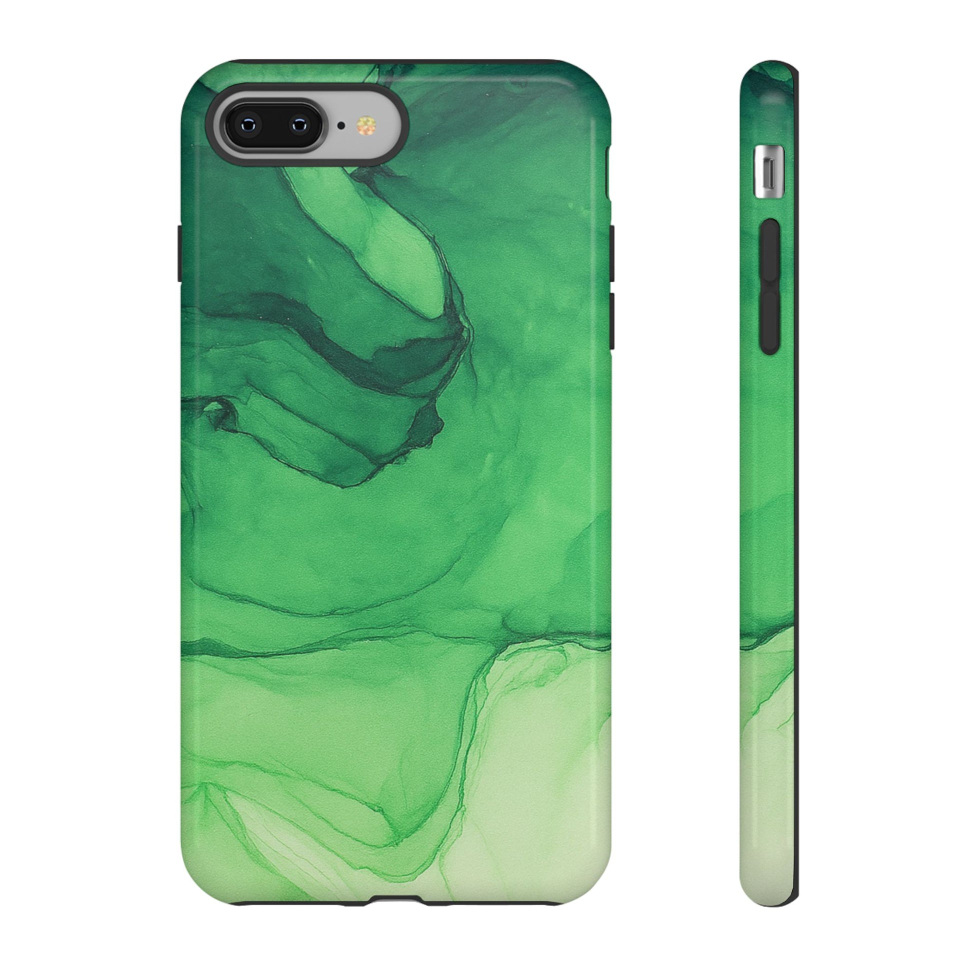Stylish Phone Case for Nature Lovers, Tough Cases, Green Marble Design, Organic Aesthetic, Unique Gift, Eco-friendly Accessories