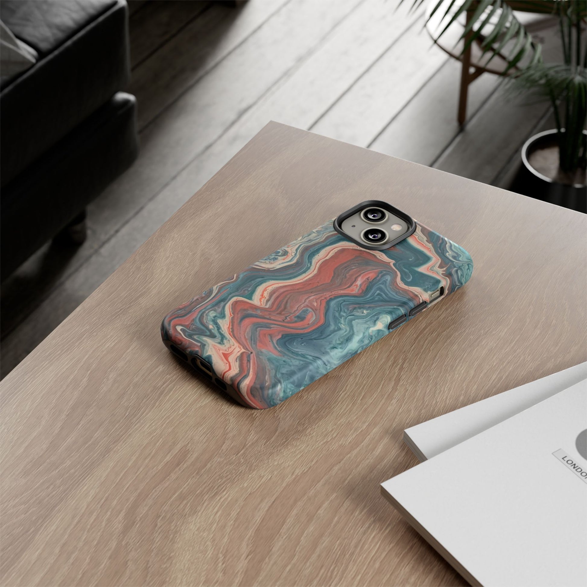 Artistic Phone Case, Tough Cases for Stylish Protection, Marble Design, Trendy Gift for Phone Lovers, Unique Cell Phone Accessory - FORMO