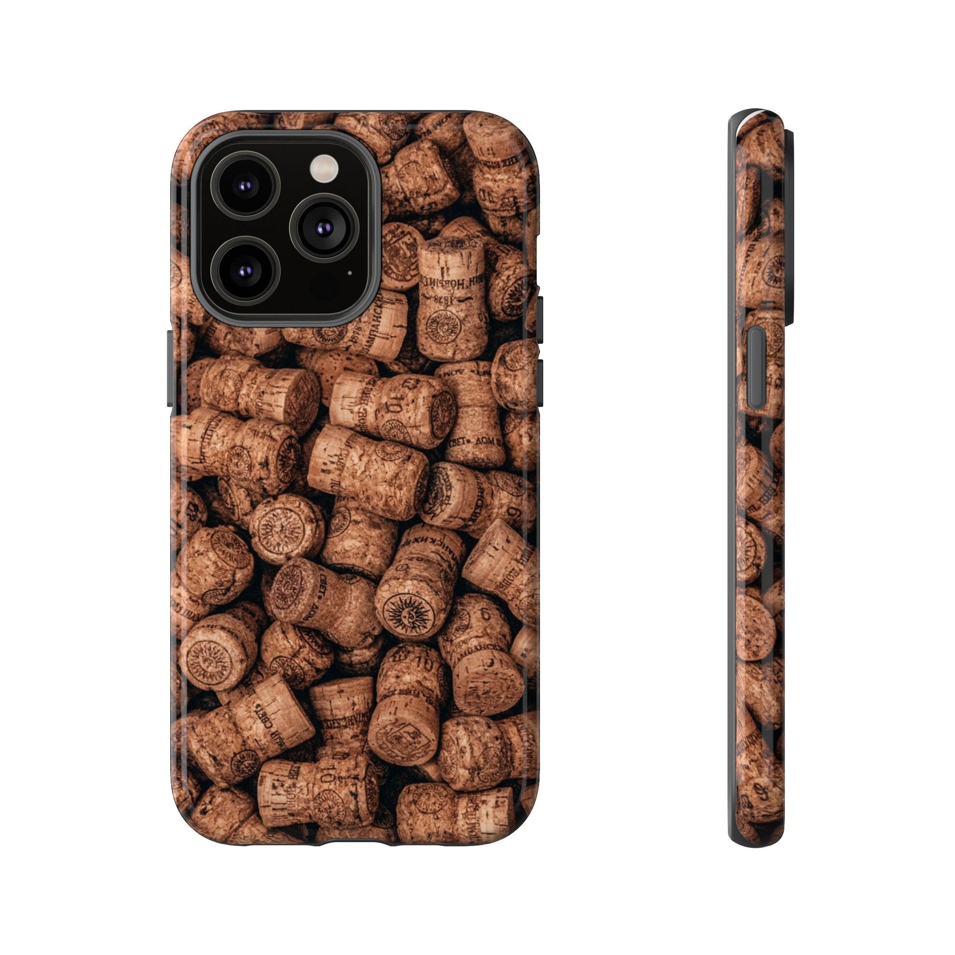 Cork Pattern Phone Case - Eco-Friendly, Vintage Style, Rustic Gifts for Wine Lovers, Housewarming, Birthday, Unique Gift - FORMO