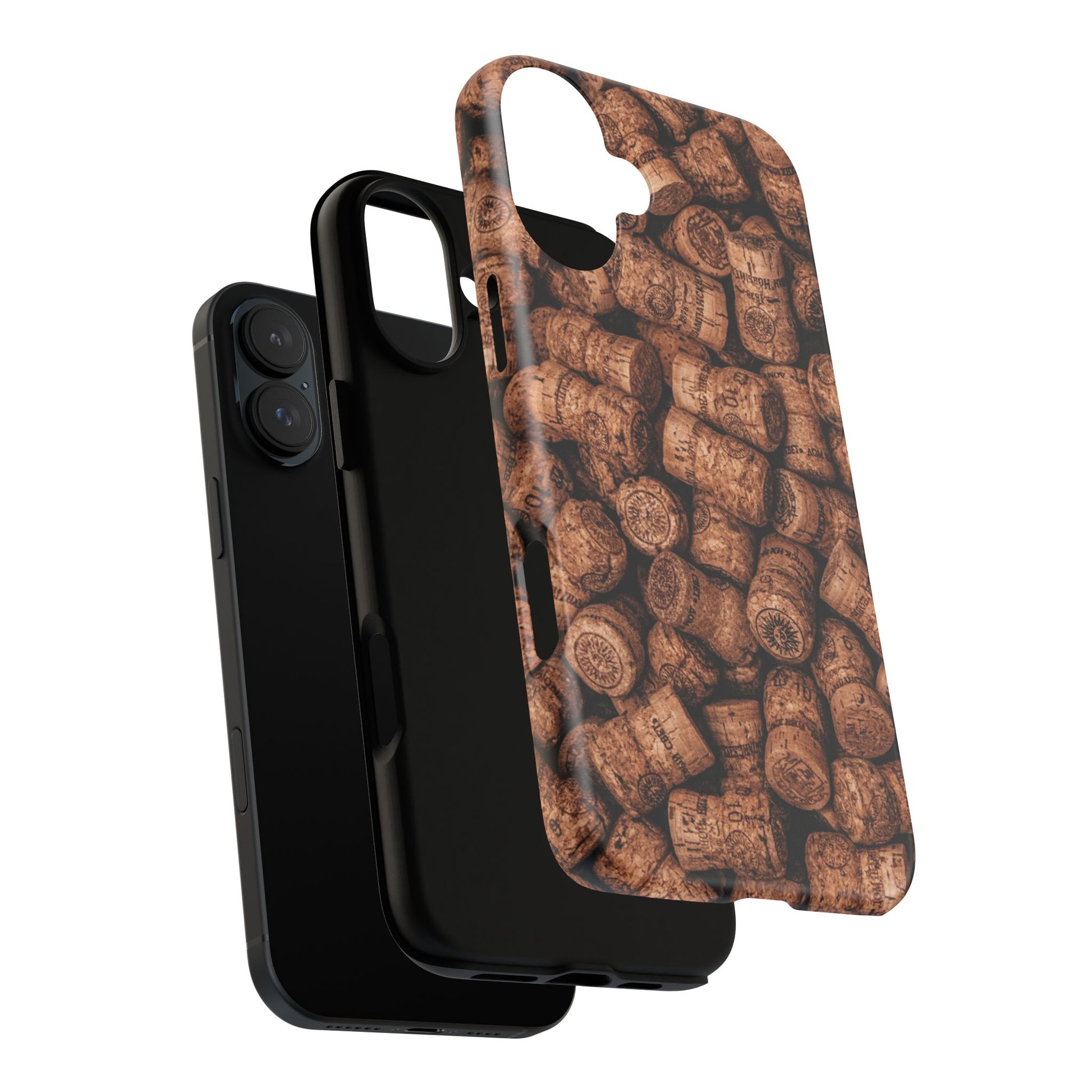 Cork Pattern Phone Case - Eco-Friendly, Vintage Style, Rustic Gifts for Wine Lovers, Housewarming, Birthday, Unique Gift - FORMO