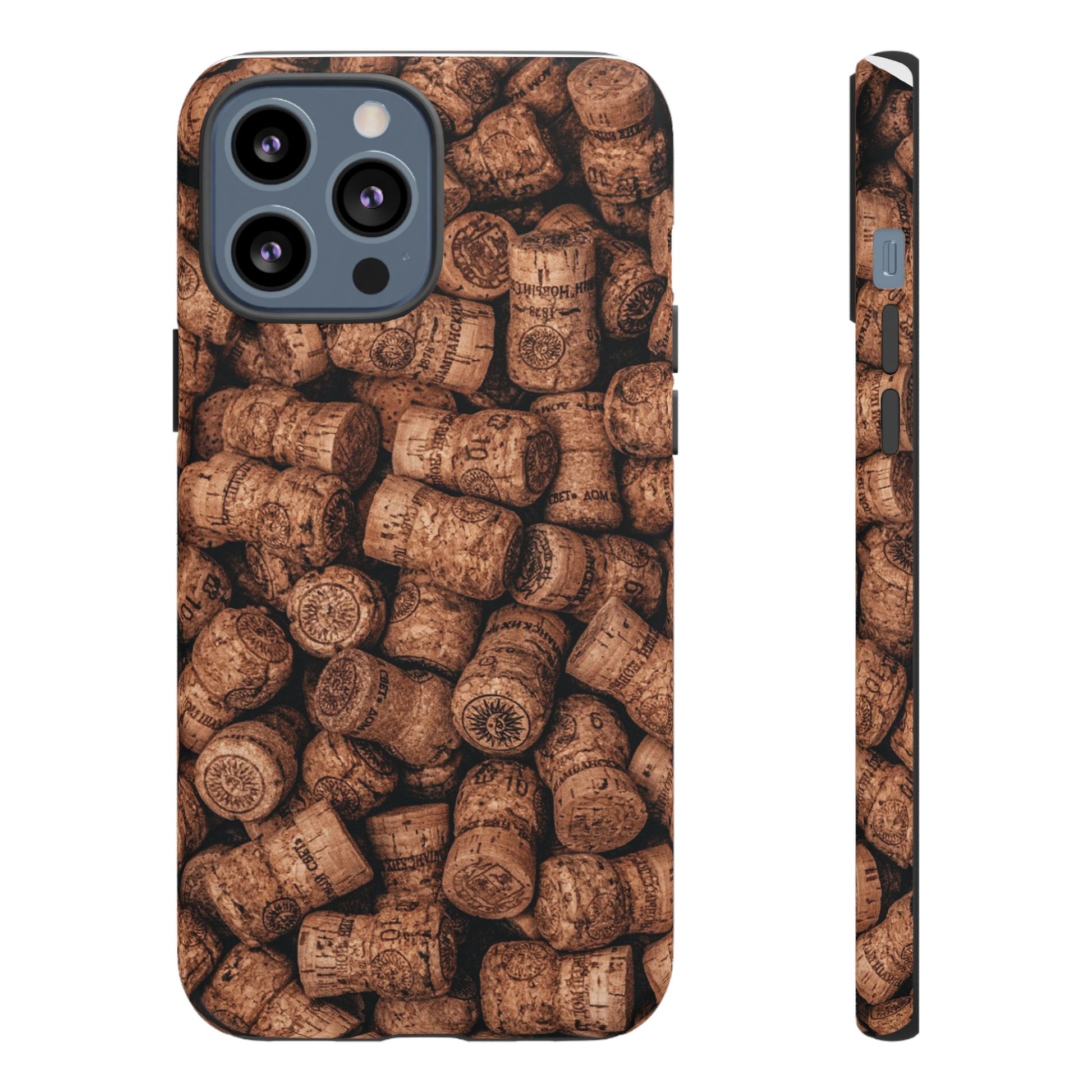 Cork Pattern Phone Case - Eco-Friendly, Vintage Style, Rustic Gifts for Wine Lovers, Housewarming, Birthday, Unique Gift - FORMO