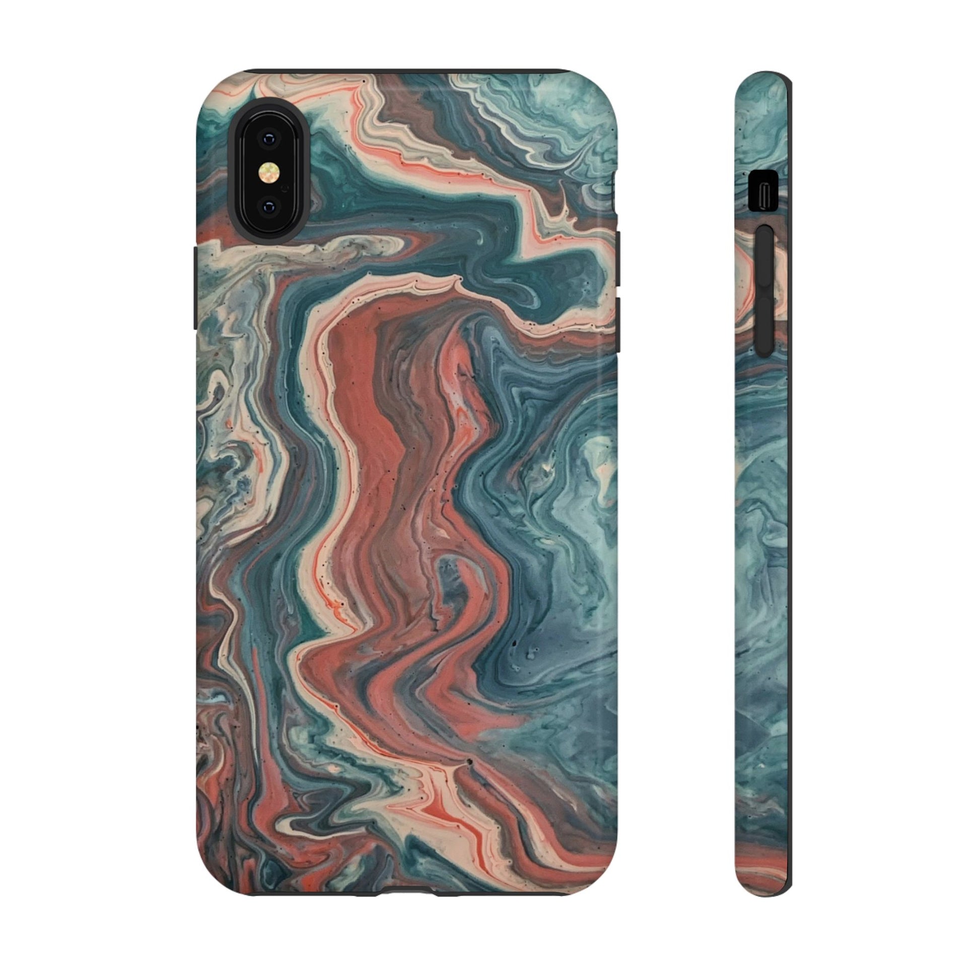 Artistic Phone Case, Tough Cases for Stylish Protection, Marble Design, Trendy Gift for Phone Lovers, Unique Cell Phone Accessory - FORMO