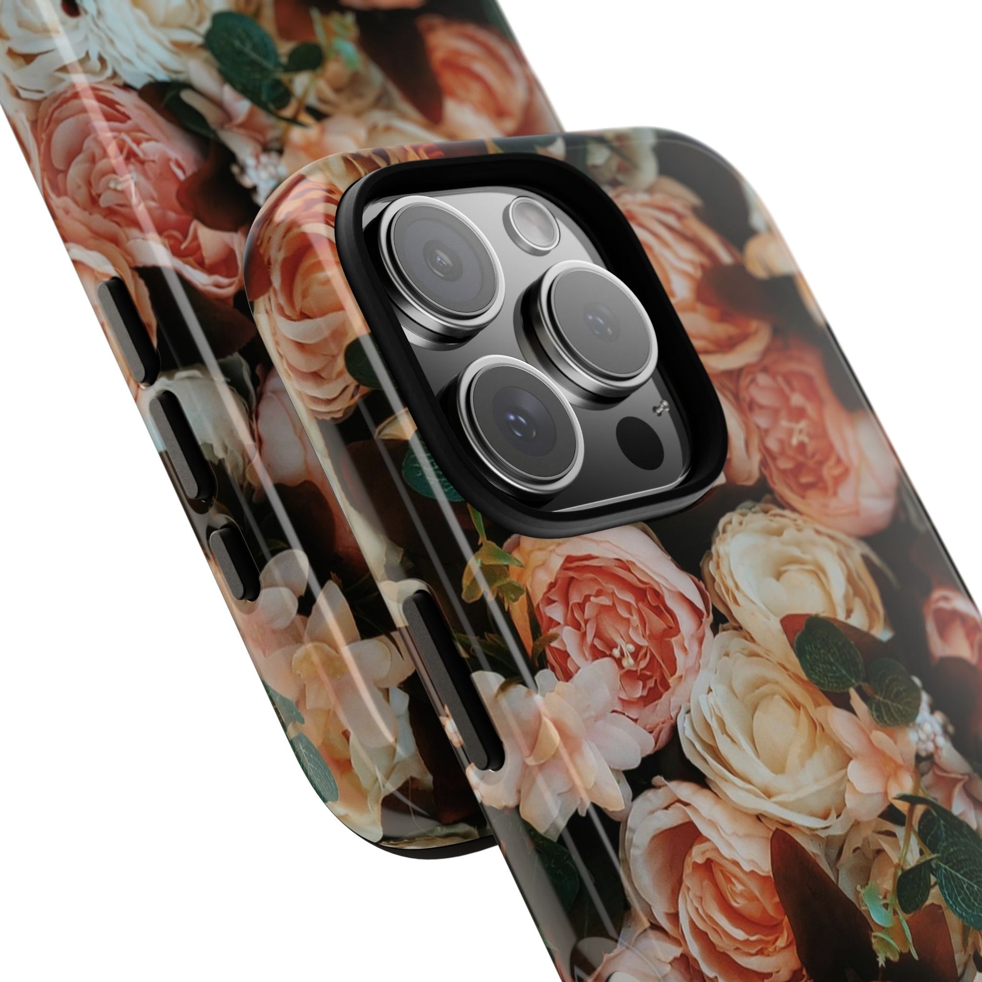 Floral Phone Case - Tough Cases, Rose Design, Floral Protection, Gift for Her, Cute Mobile Cover, Eco-Friendly Case - FORMO