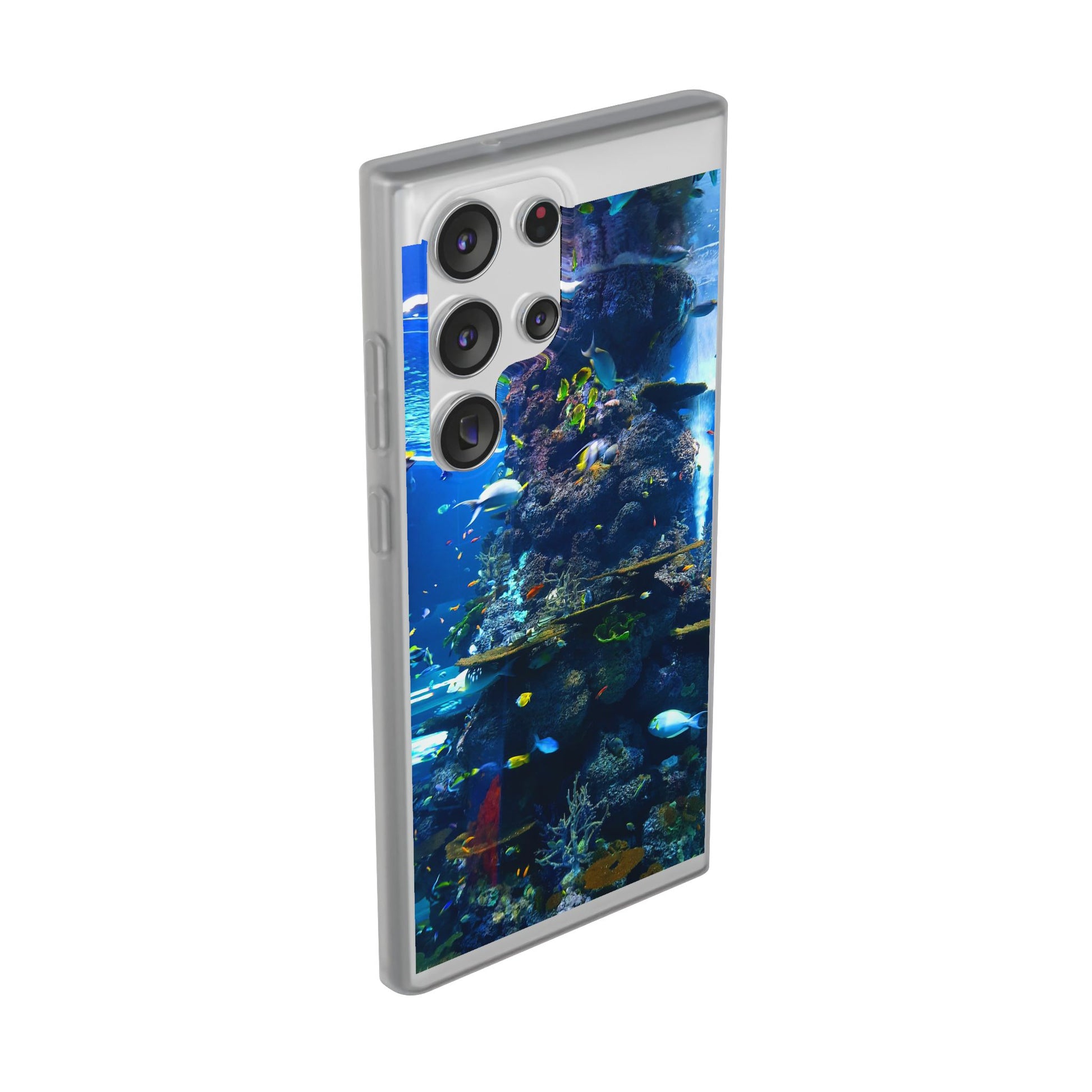 Underwater Paradise Phone Case, Flexible Mobile Cover, Ocean Lover Gift, Marine Life, Beach Decor, Sea Life Accessories - FORMO