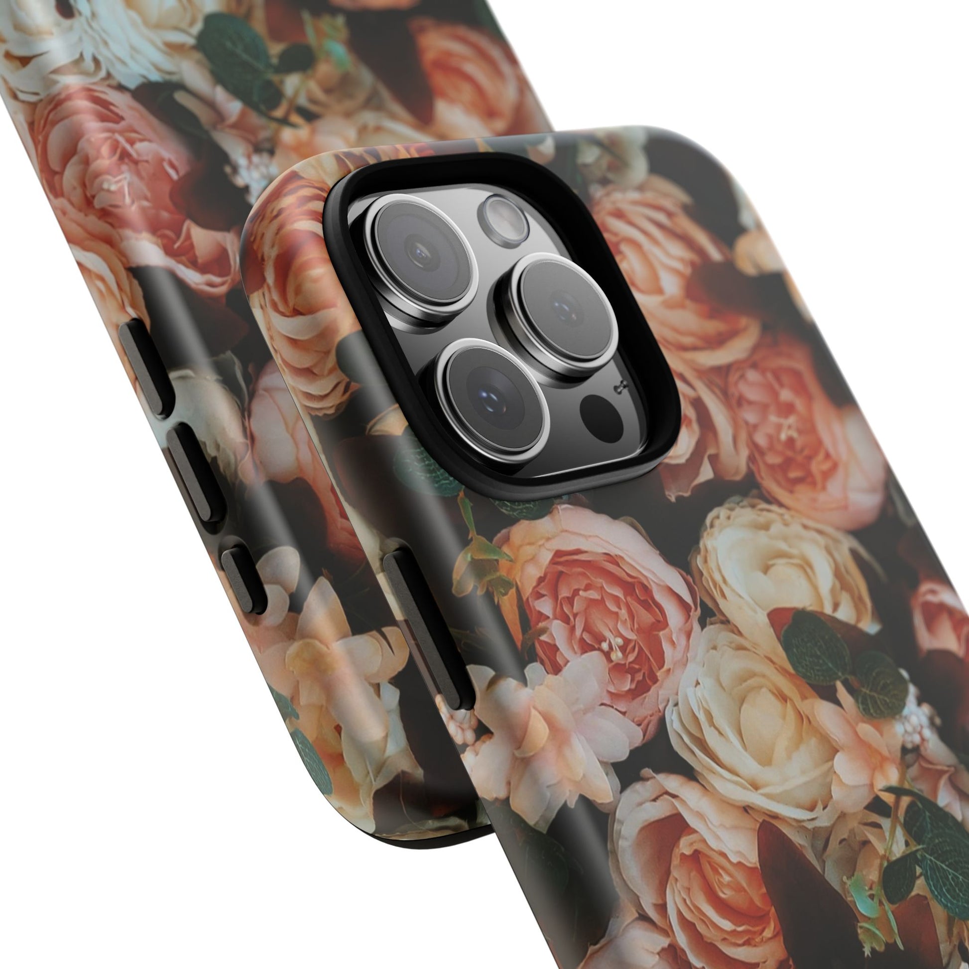Floral Phone Case - Tough Cases, Rose Design, Floral Protection, Gift for Her, Cute Mobile Cover, Eco-Friendly Case - FORMO