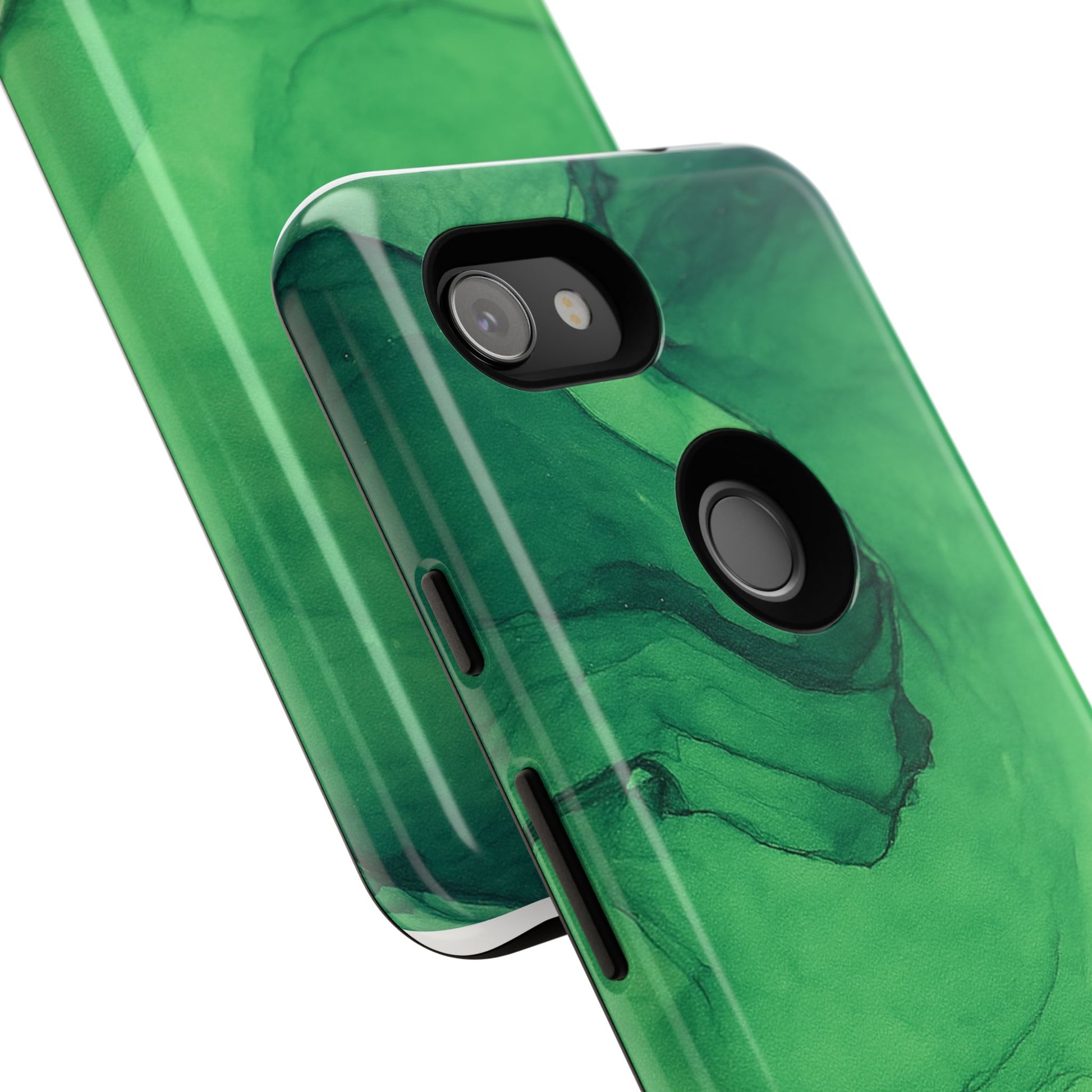 Stylish Phone Case for Nature Lovers, Tough Cases, Green Marble Design, Organic Aesthetic, Unique Gift, Eco-friendly Accessories