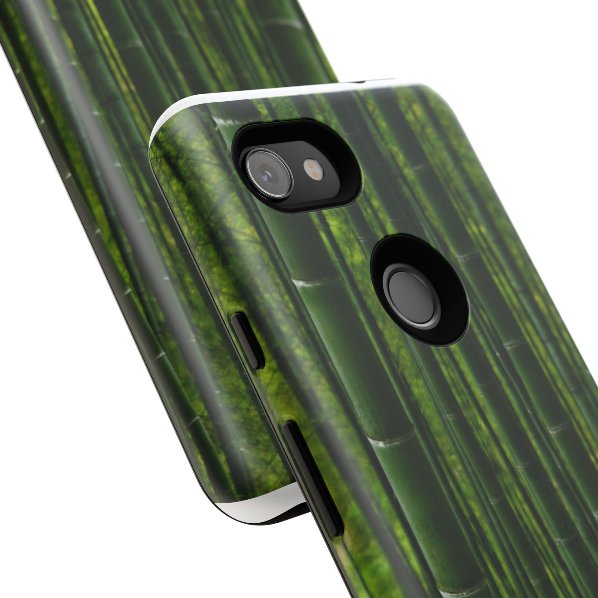Bamboo Phone Case - Tough Cases, Nature Lover Gift, Eco-Friendly Phone Accessory, Greenery Design, Unique Smartphone Cover - FORMO
