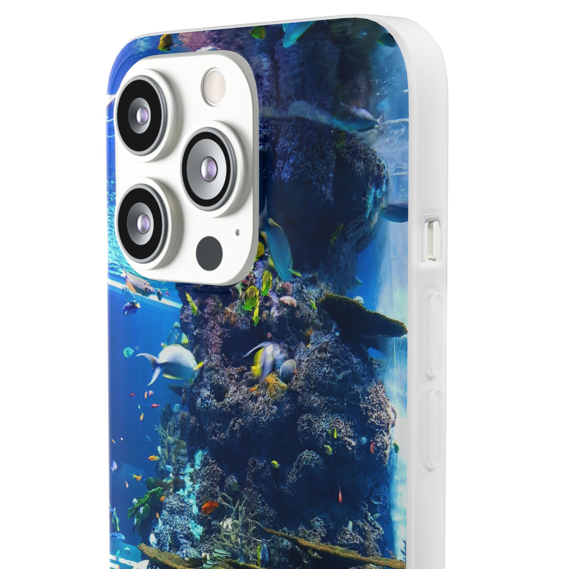 Underwater Paradise Phone Case, Flexible Mobile Cover, Ocean Lover Gift, Marine Life, Beach Decor, Sea Life Accessories - FORMO