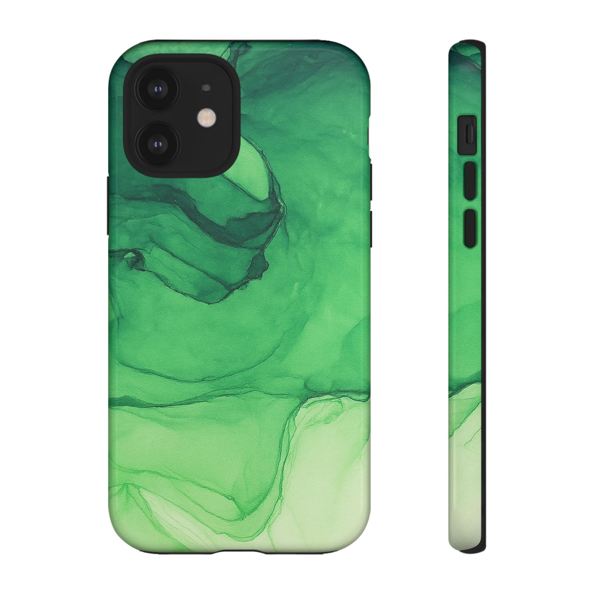 Stylish Phone Case for Nature Lovers, Tough Cases, Green Marble Design, Organic Aesthetic, Unique Gift, Eco-friendly Accessories
