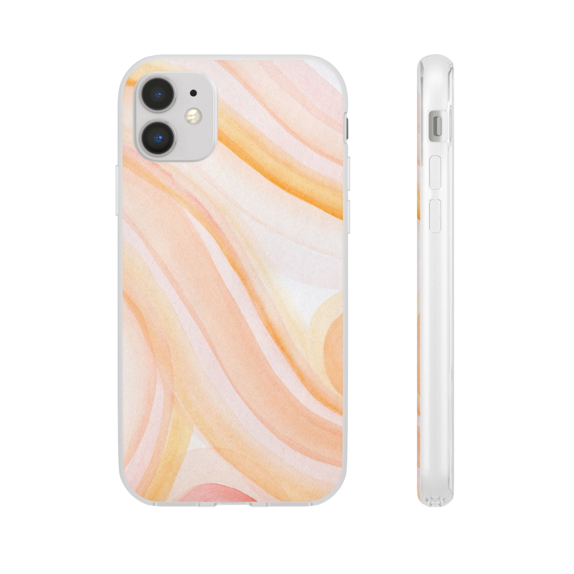 Aesthetic Phone Case, Soft Pastel Flexible Cover, Trendy Mobile Accessories, Gift for Her, Cute Phone Protection - FORMO