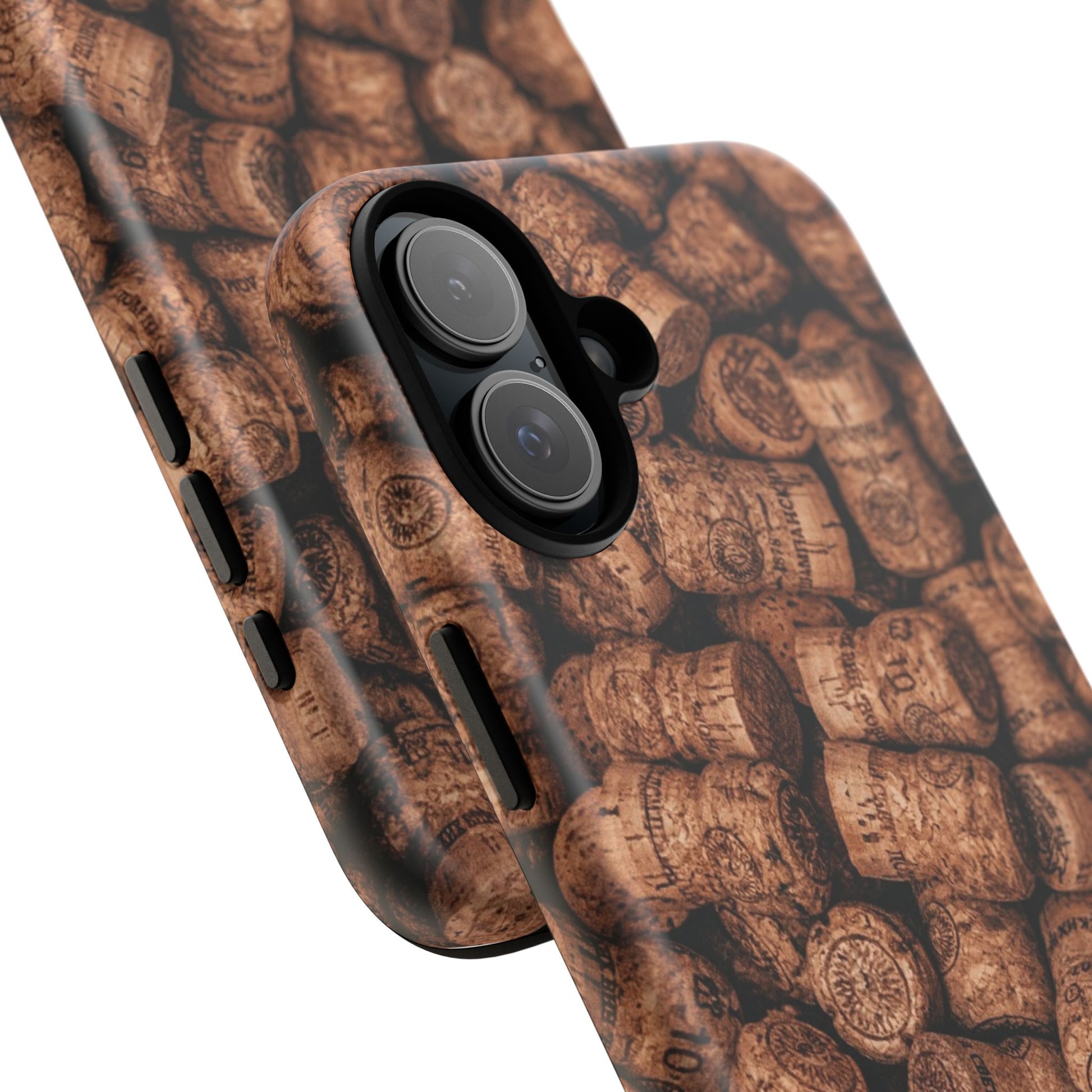 Cork Pattern Phone Case - Eco-Friendly, Vintage Style, Rustic Gifts for Wine Lovers, Housewarming, Birthday, Unique Gift - FORMO