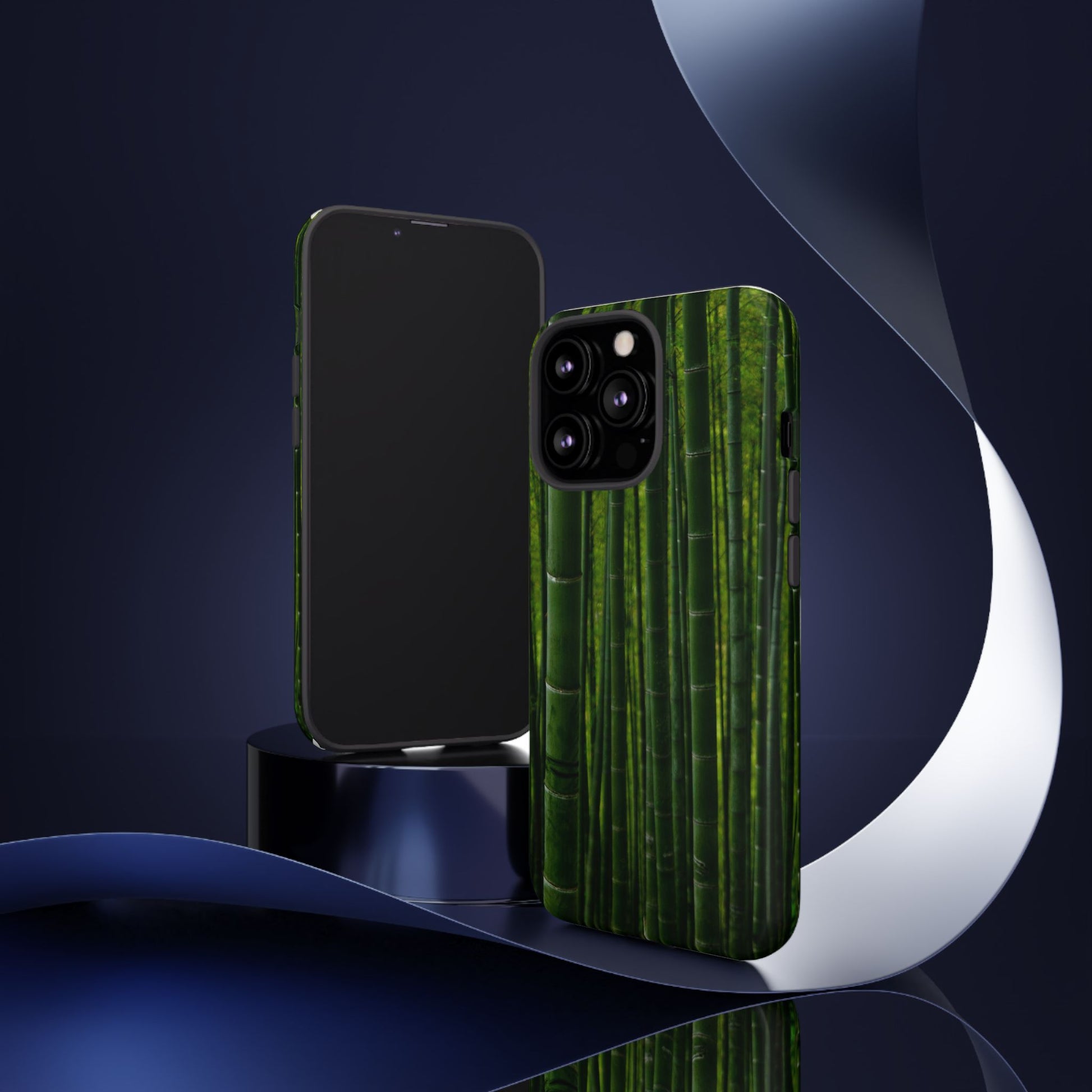 Bamboo Phone Case - Tough Cases, Nature Lover Gift, Eco-Friendly Phone Accessory, Greenery Design, Unique Smartphone Cover - FORMO