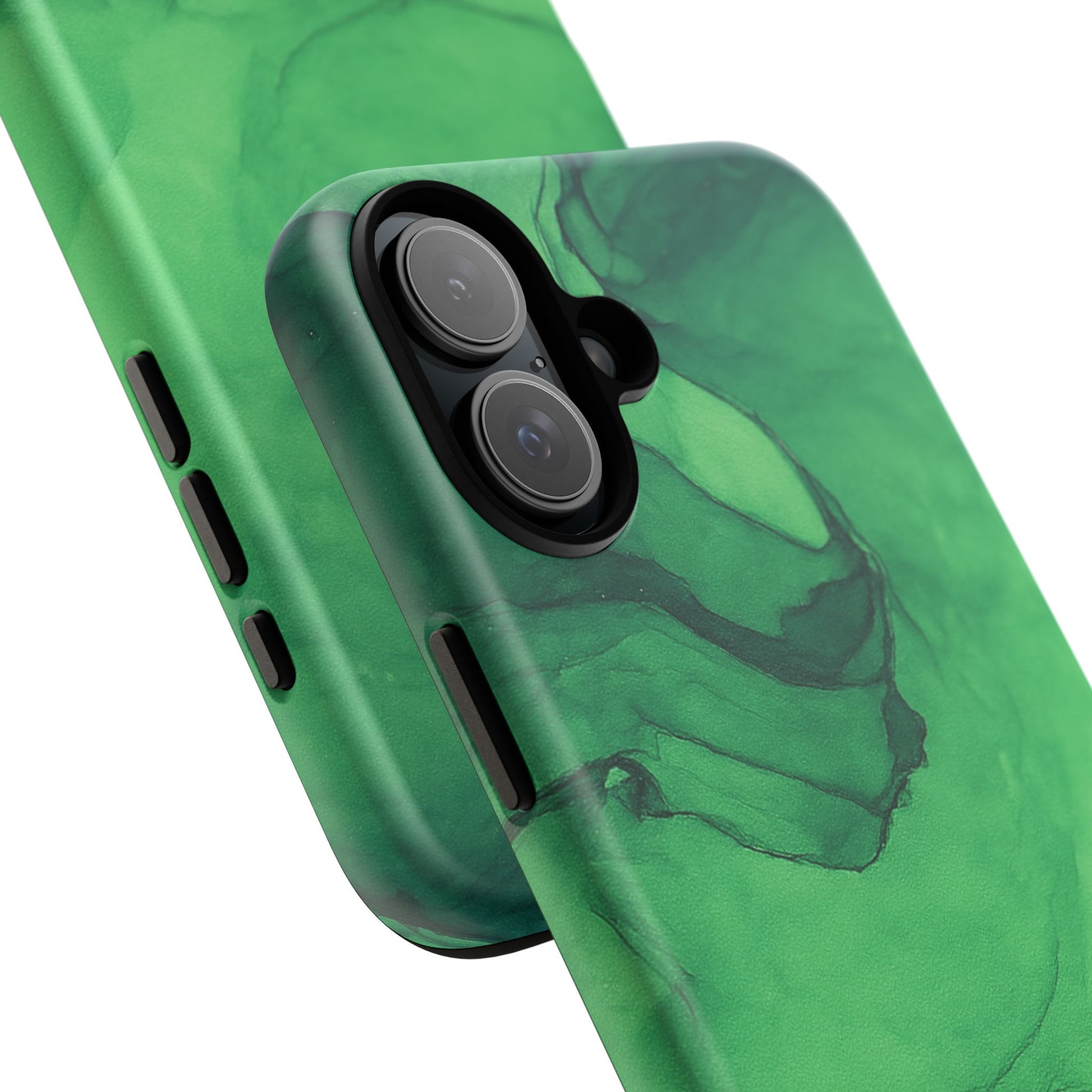 Stylish Phone Case for Nature Lovers, Tough Cases, Green Marble Design, Organic Aesthetic, Unique Gift, Eco-friendly Accessories