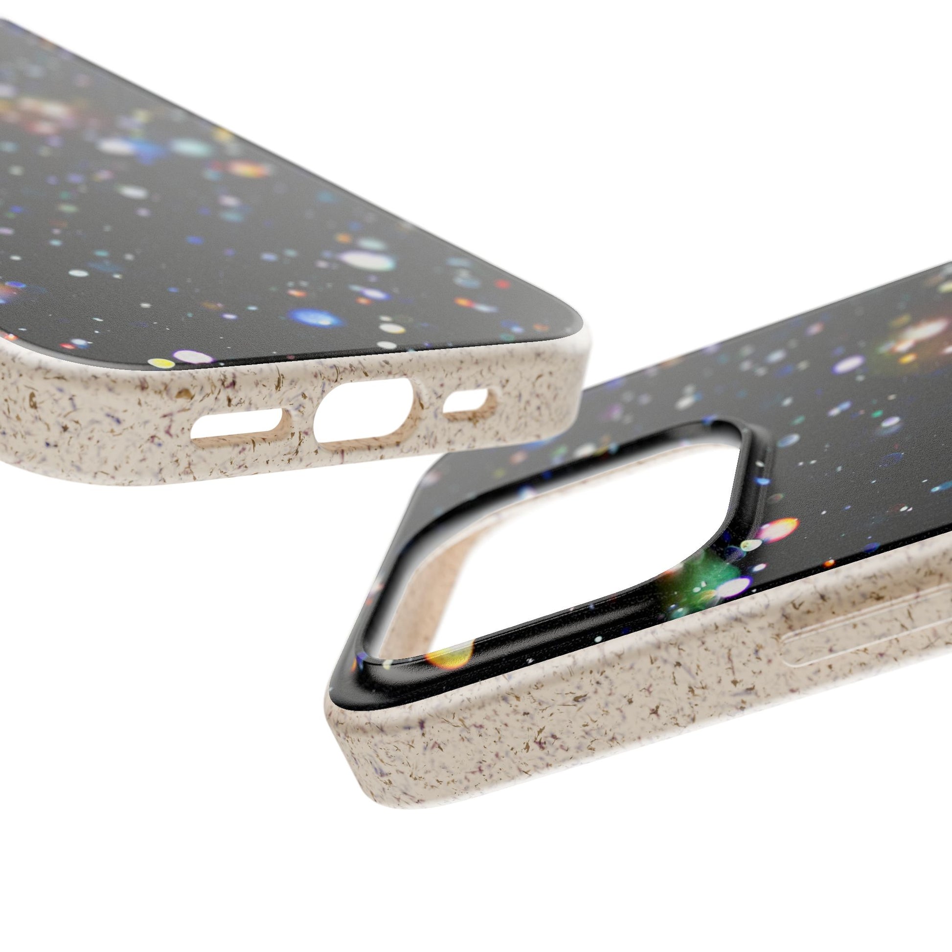 Eco-Friendly Phone Cases, Galaxy Print Biodegradable Cases, Sustainable Phone Accessories, Green Gifts for Her, Space Lover Gift - FORMO