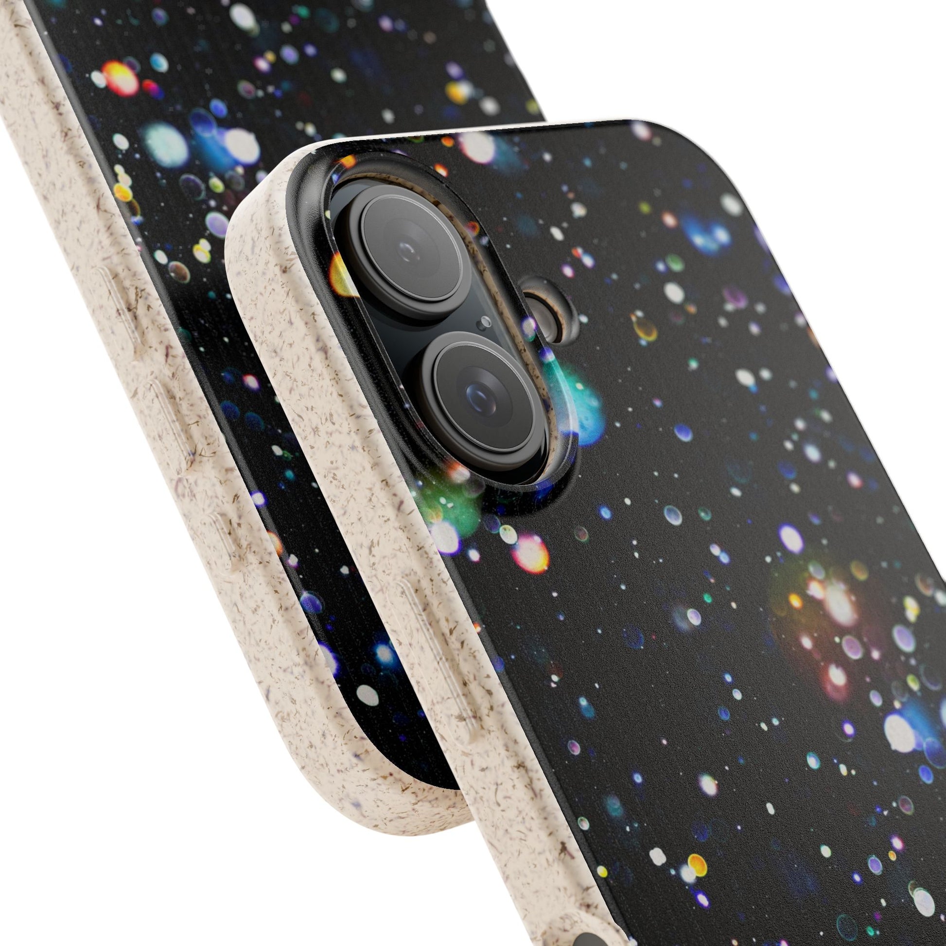 Eco-Friendly Phone Cases, Galaxy Print Biodegradable Cases, Sustainable Phone Accessories, Green Gifts for Her, Space Lover Gift - FORMO