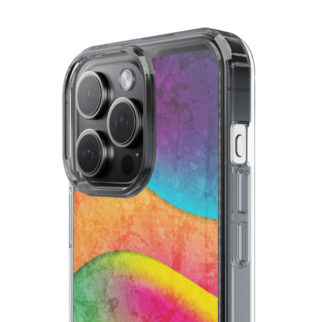 Rainbow Pattern Clear Phone Case (iPhone & Samsung Compatible) - FORMO