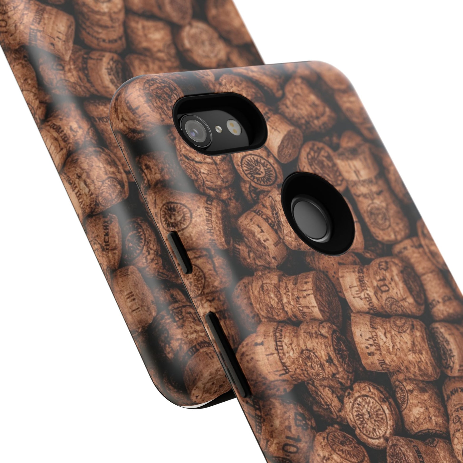 Cork Pattern Phone Case - Eco-Friendly, Vintage Style, Rustic Gifts for Wine Lovers, Housewarming, Birthday, Unique Gift - FORMO
