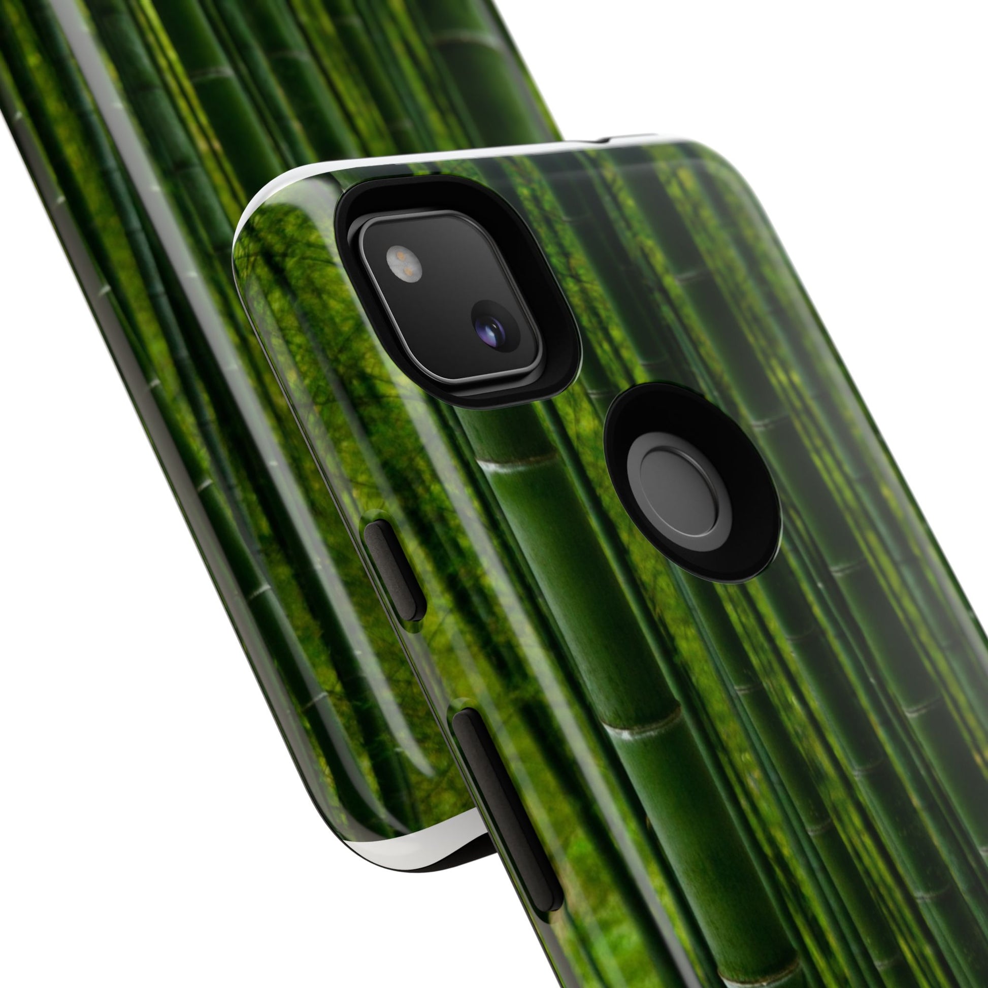Bamboo Phone Case - Tough Cases, Nature Lover Gift, Eco-Friendly Phone Accessory, Greenery Design, Unique Smartphone Cover - FORMO
