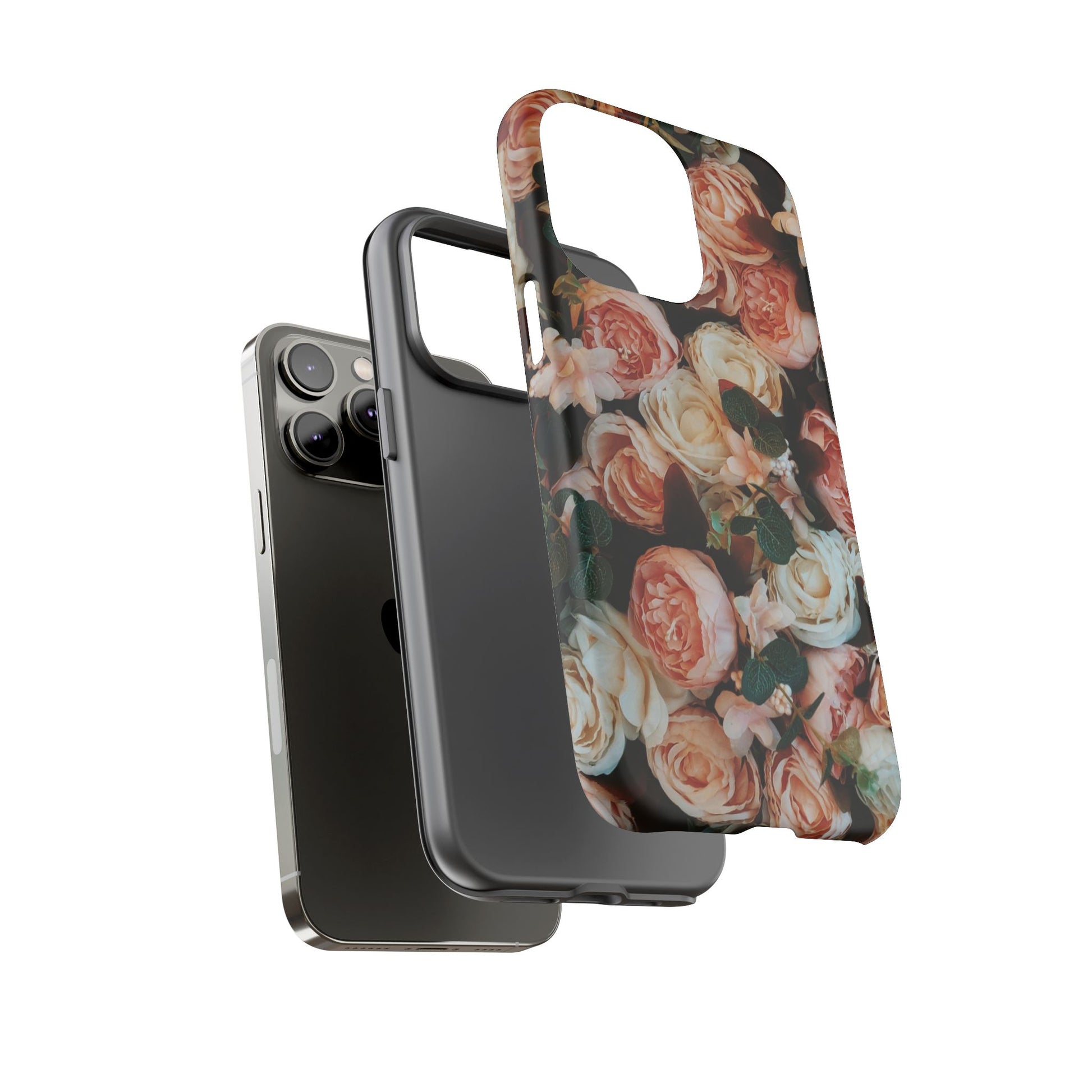 Floral Phone Case - Tough Cases, Rose Design, Floral Protection, Gift for Her, Cute Mobile Cover, Eco-Friendly Case - FORMO