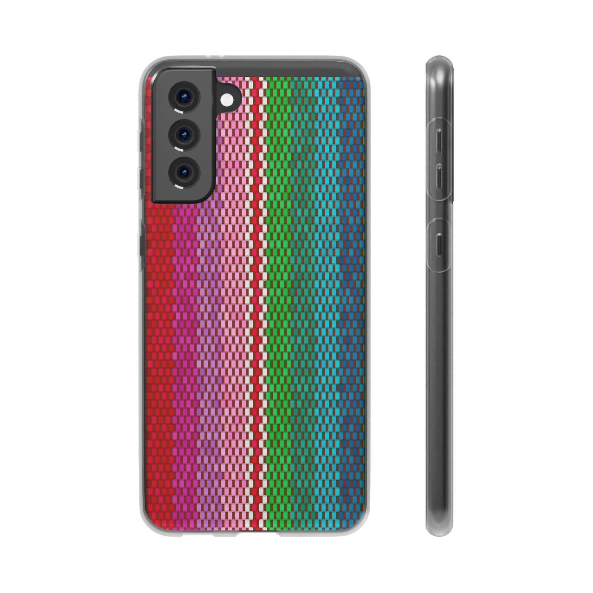 Colorful Striped Flexi Phone Case (iPhone & Samsung Compatible) - FORMO
