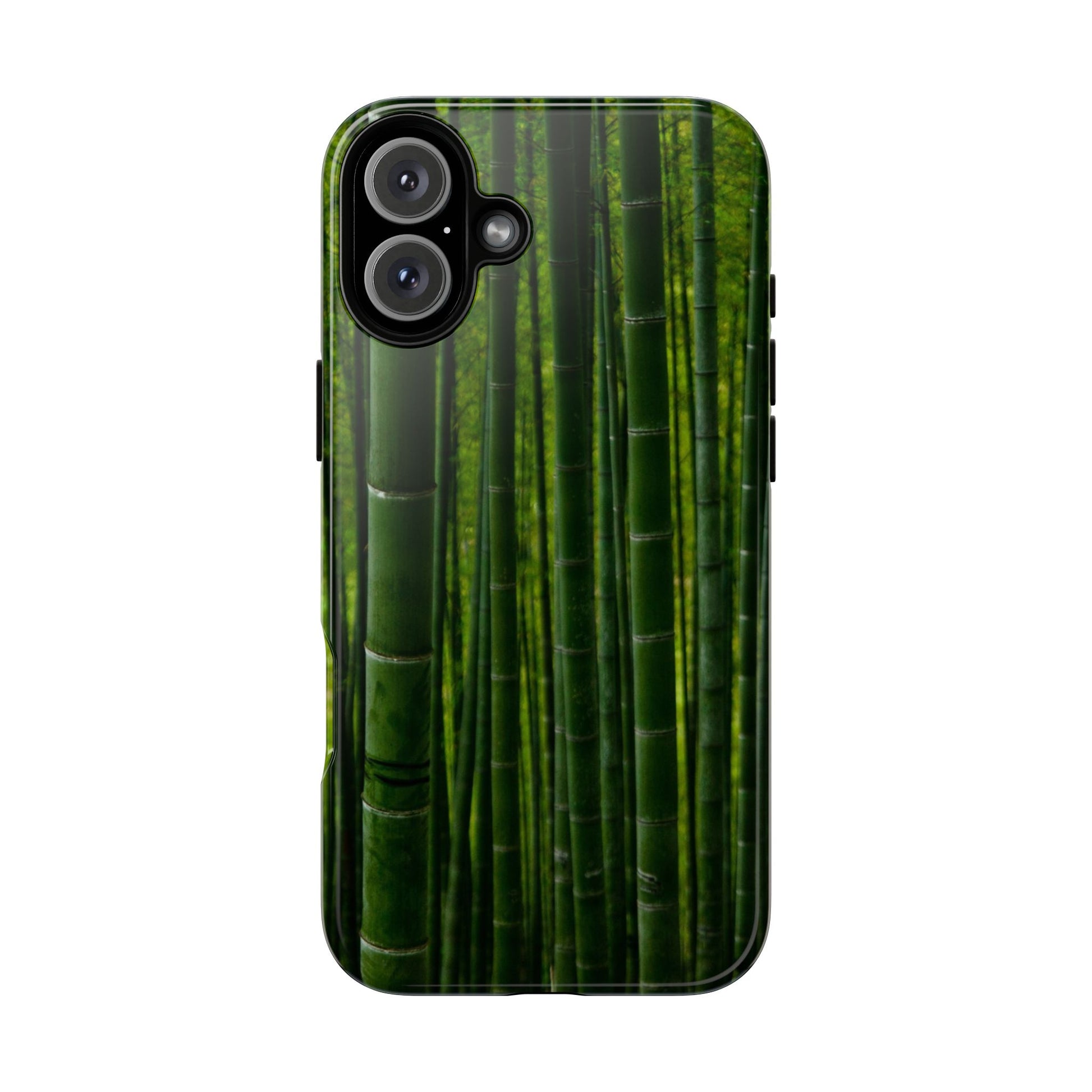 Bamboo Phone Case - Tough Cases, Nature Lover Gift, Eco-Friendly Phone Accessory, Greenery Design, Unique Smartphone Cover - FORMO