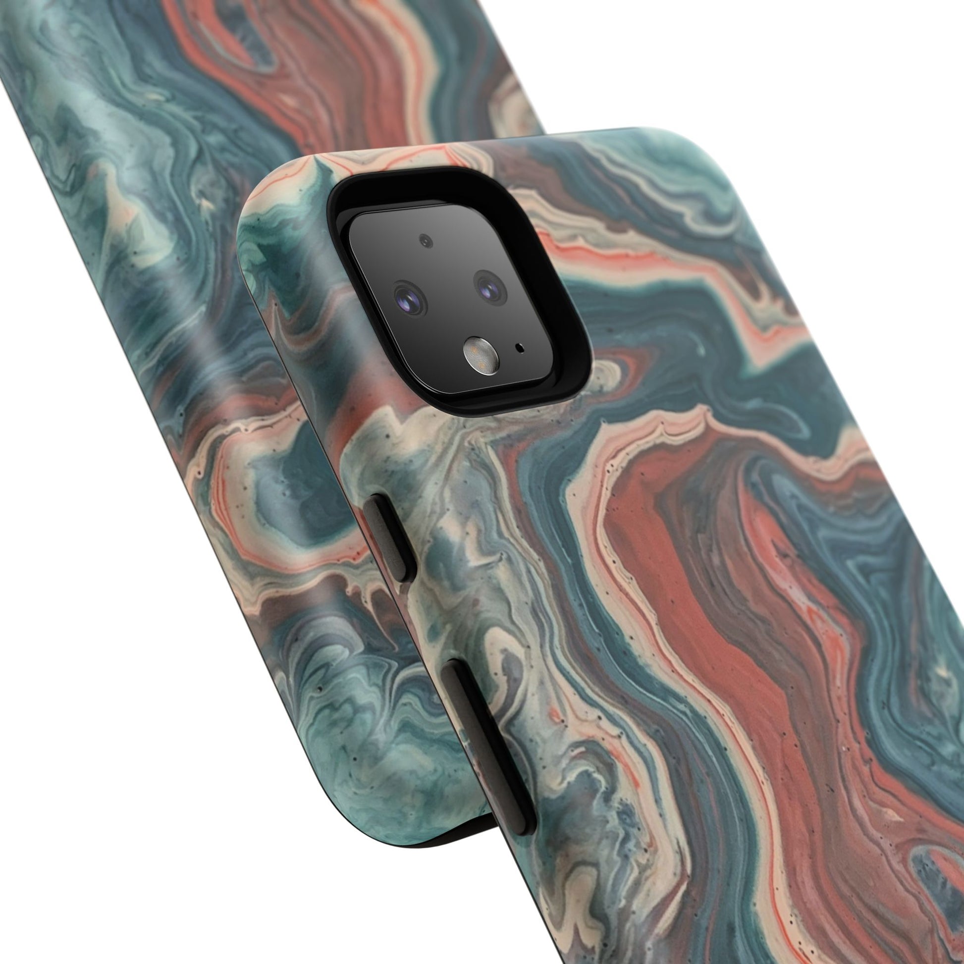 Artistic Phone Case, Tough Cases for Stylish Protection, Marble Design, Trendy Gift for Phone Lovers, Unique Cell Phone Accessory - FORMO