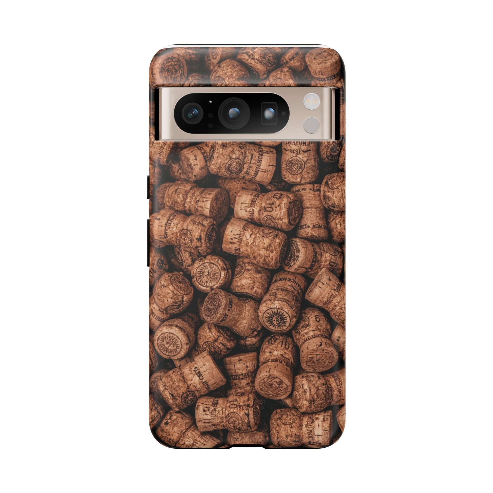 Cork Pattern Phone Case - Eco-Friendly, Vintage Style, Rustic Gifts for Wine Lovers, Housewarming, Birthday, Unique Gift - FORMO