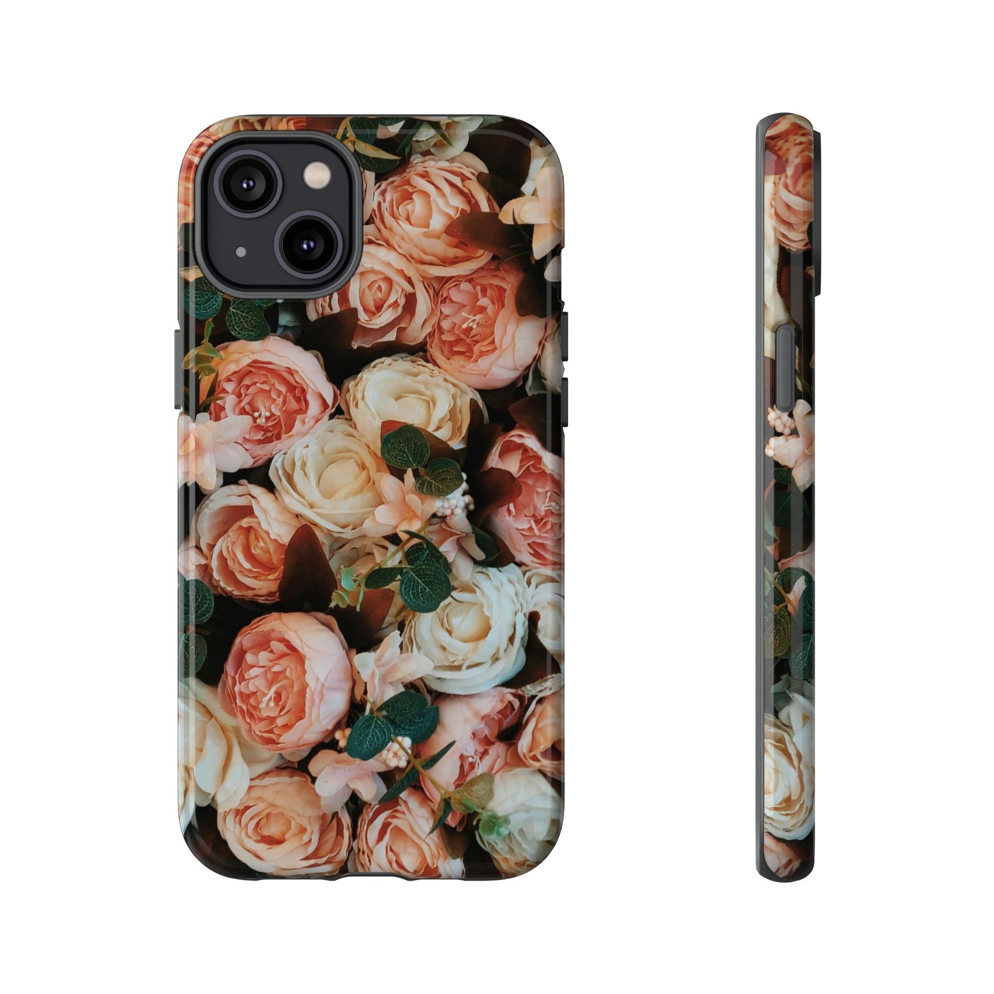 Floral Phone Case - Tough Cases, Rose Design, Floral Protection, Gift for Her, Cute Mobile Cover, Eco-Friendly Case - FORMO